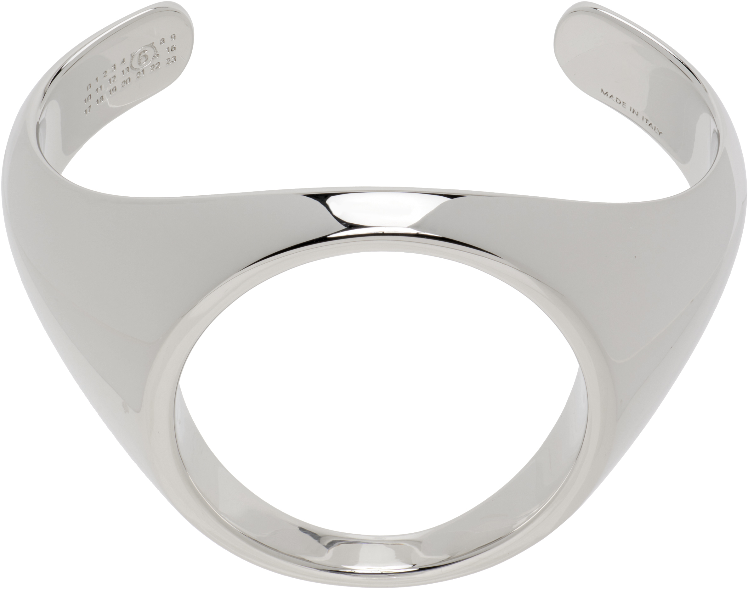 【MM6】Chevaliere ブレスレット MM6 Maison Margiela: Chevalière Bracelet | SSENSE