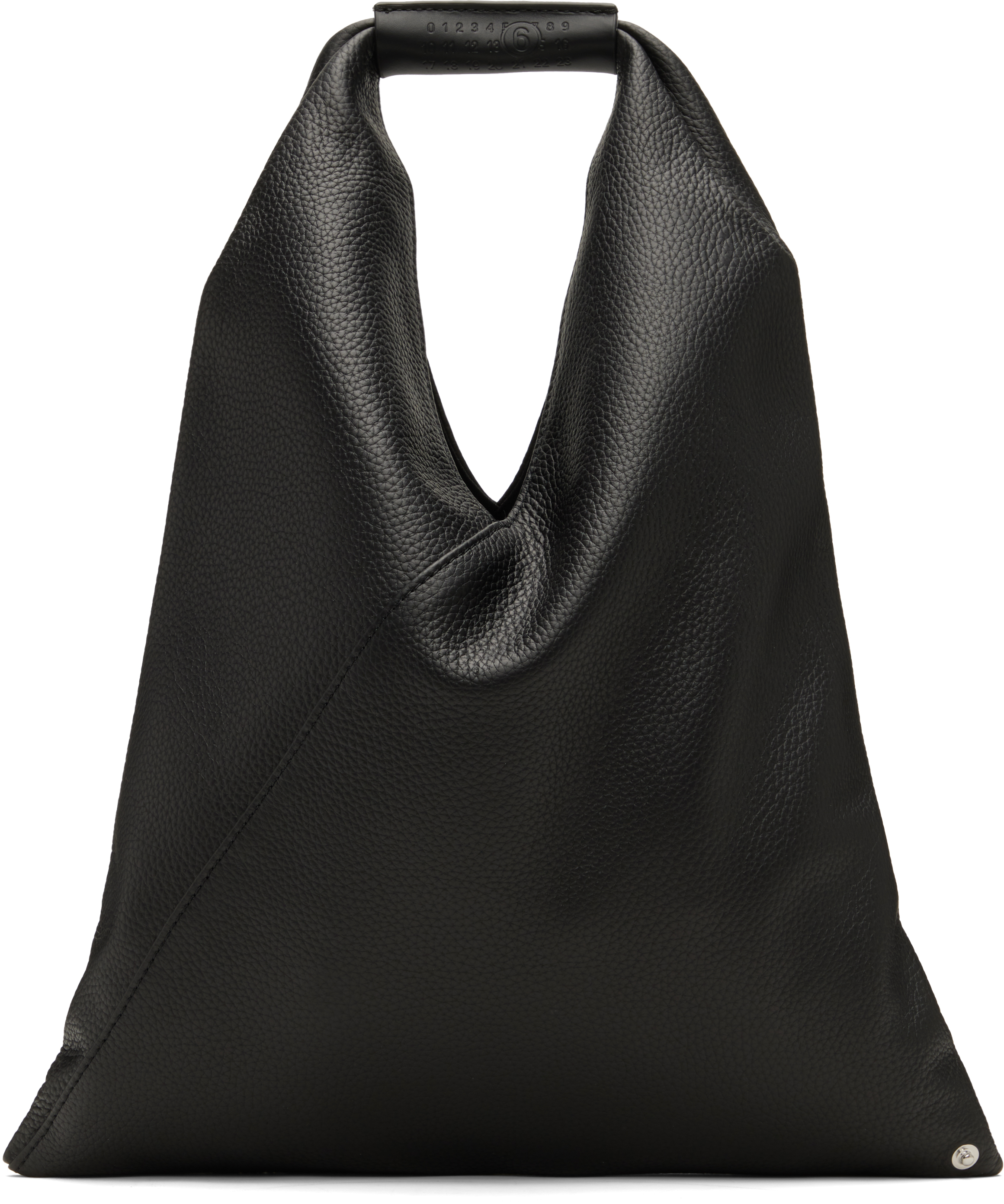 MM6 MAISON MARGIELA ブラックミニトライアングルトート MM6 エムエムシックス メゾンマルジェラ Maison Margiela バッグ