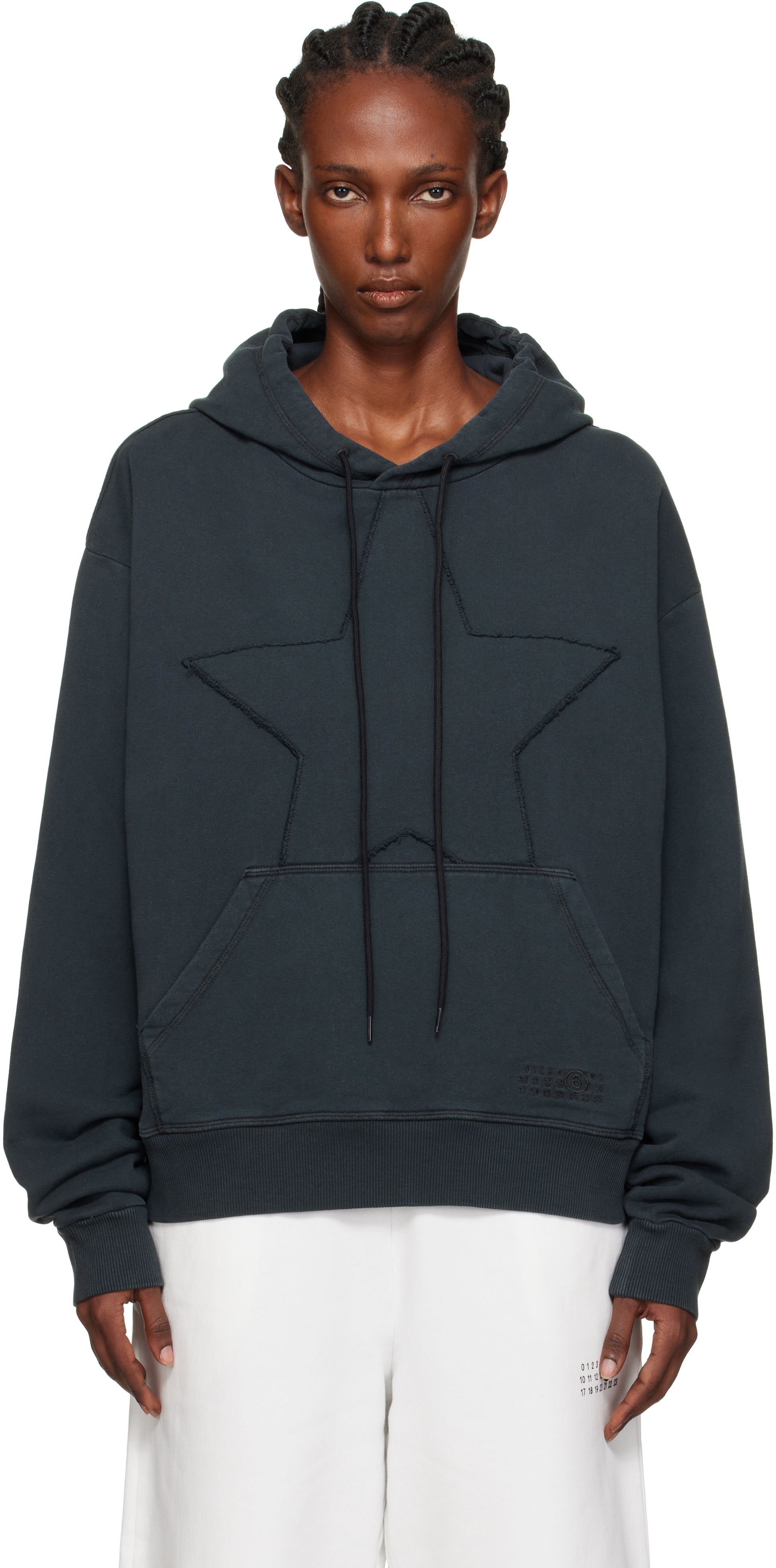MM6 2006 フーディ MM6 Maison Margiela Numbers-print Zip-up Hoodie | Garmentory