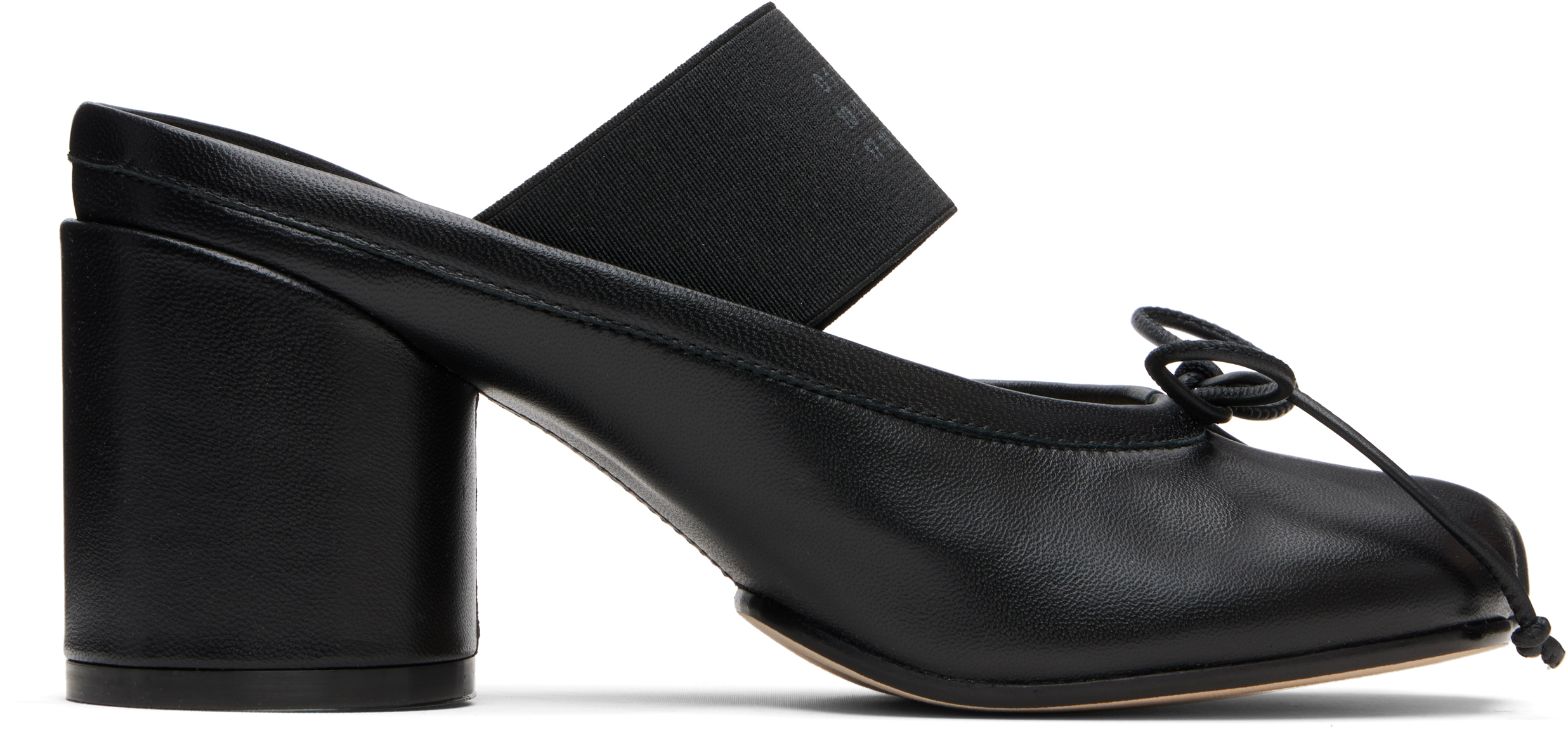 Black Anatomic Numeric Heeled Sandals