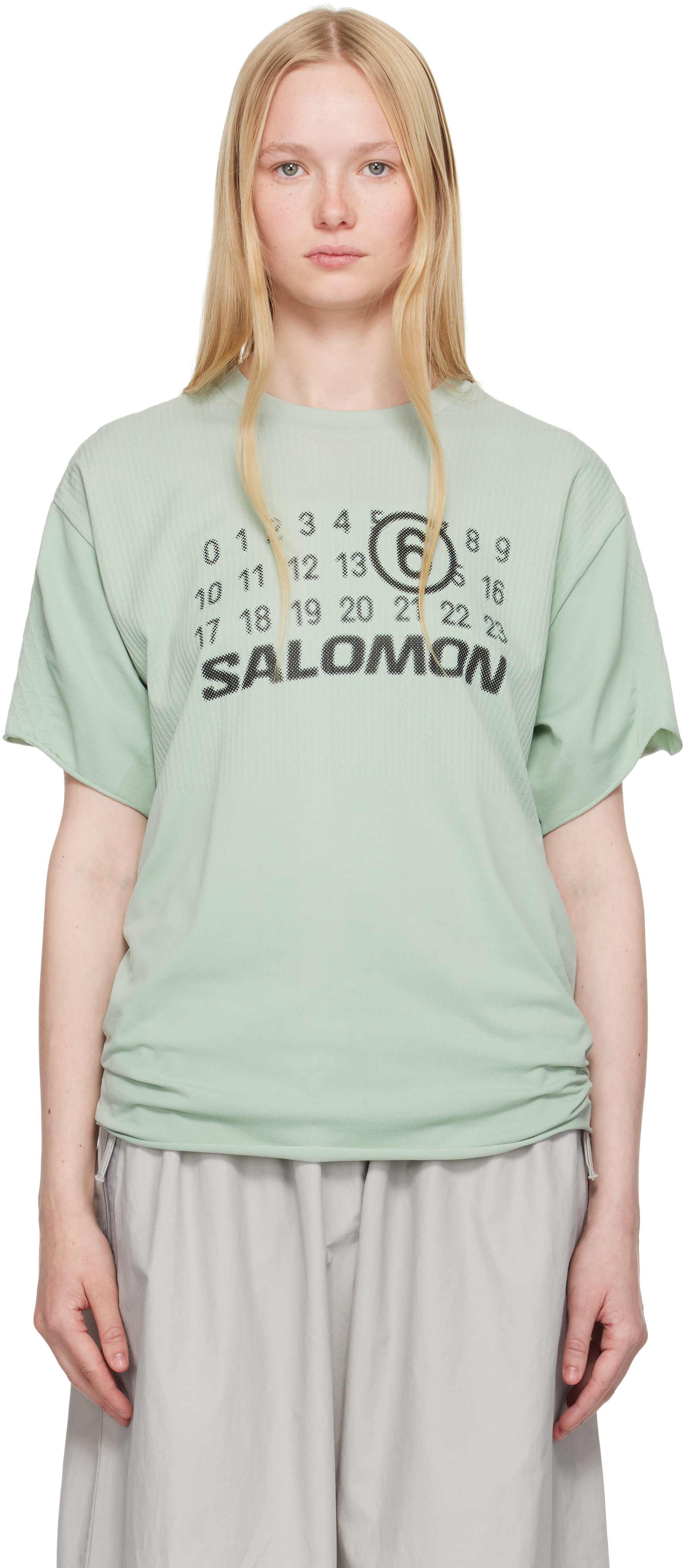 Mm6 Maison Margiela Blue Salomon Edition Seamless Sport T-shirt