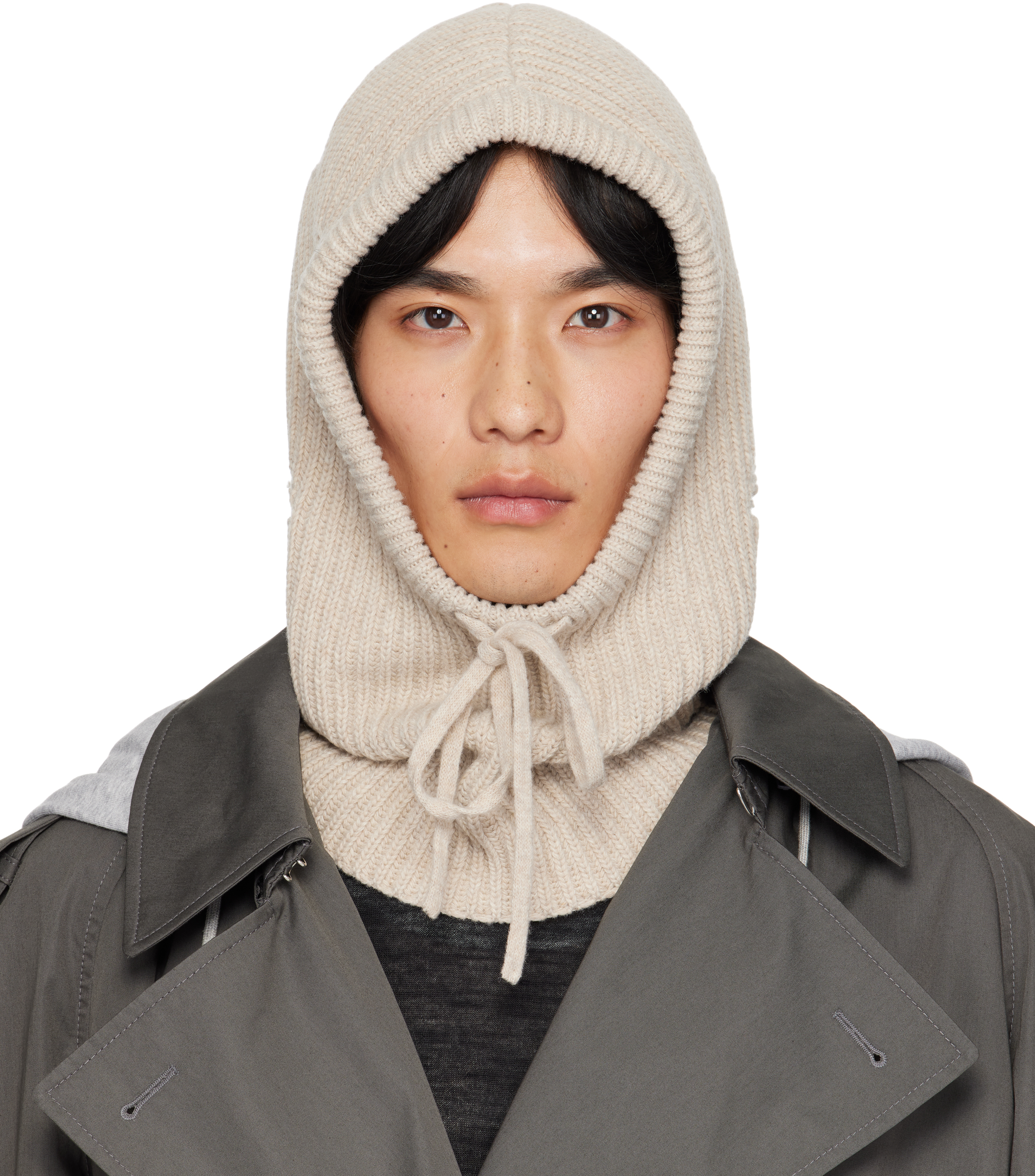 Off-White Wool Hood