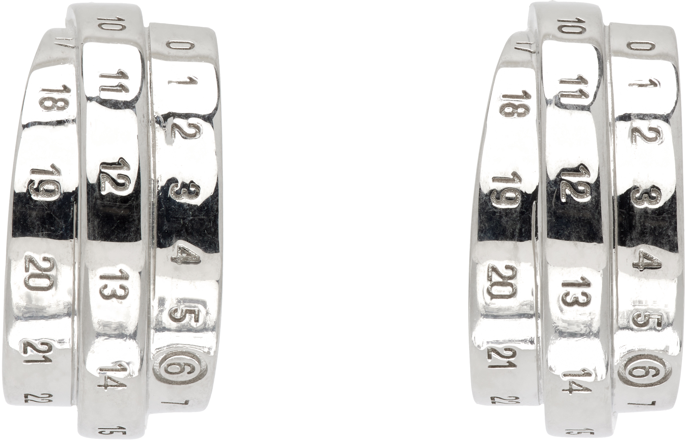 Mm6 Maison Margiela Numeric Cuff Earrings