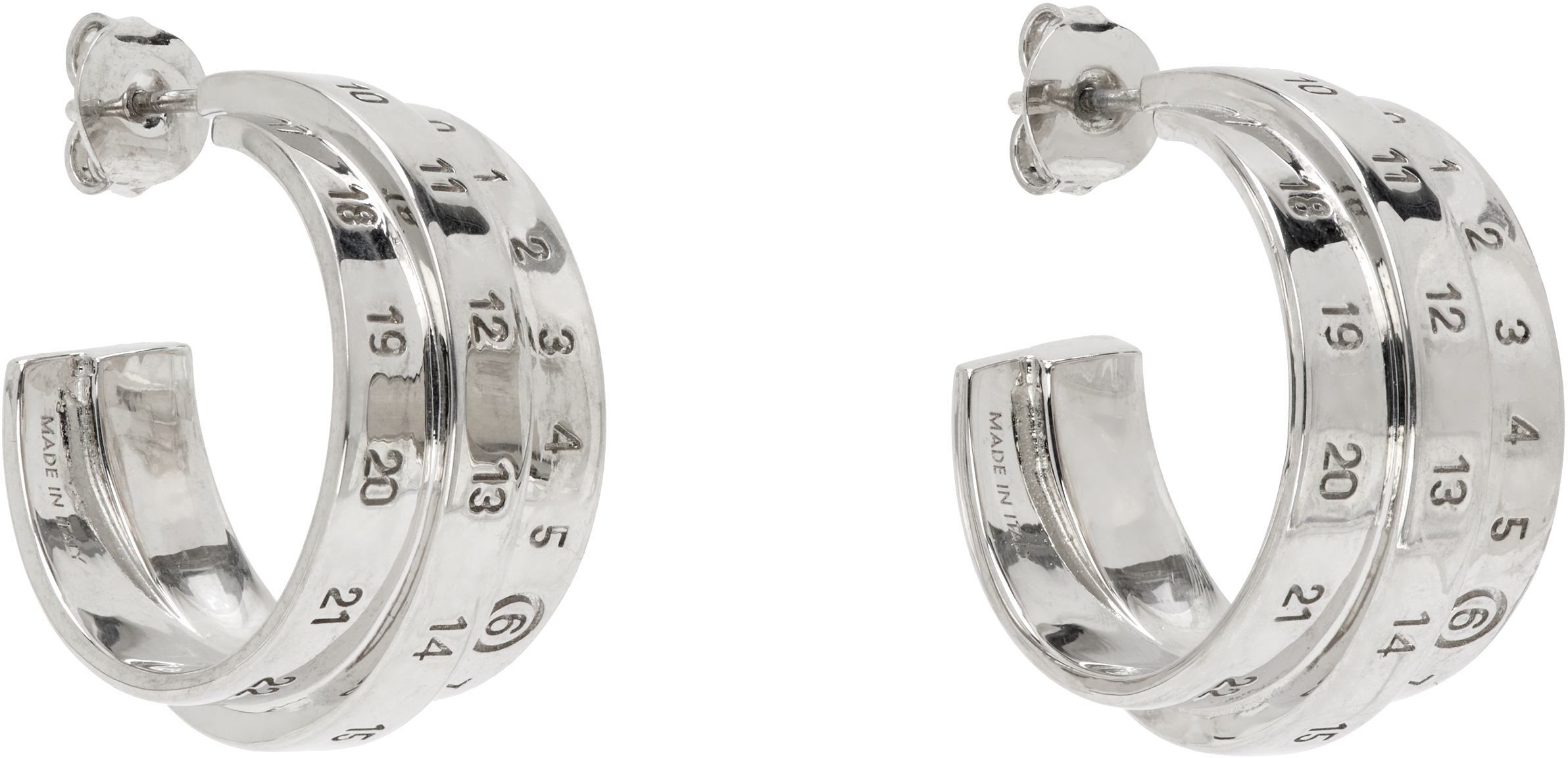 Mm6 Maison Margiela Numeric Cuff Earrings