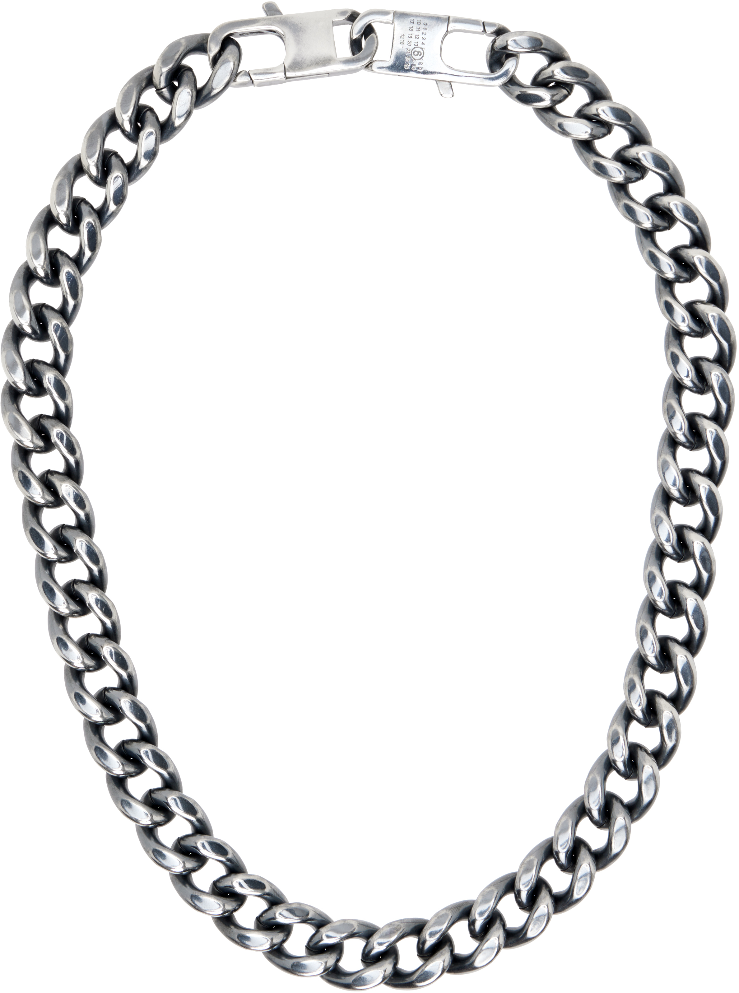 Mm6 Maison Margiela Curb Chain Necklace