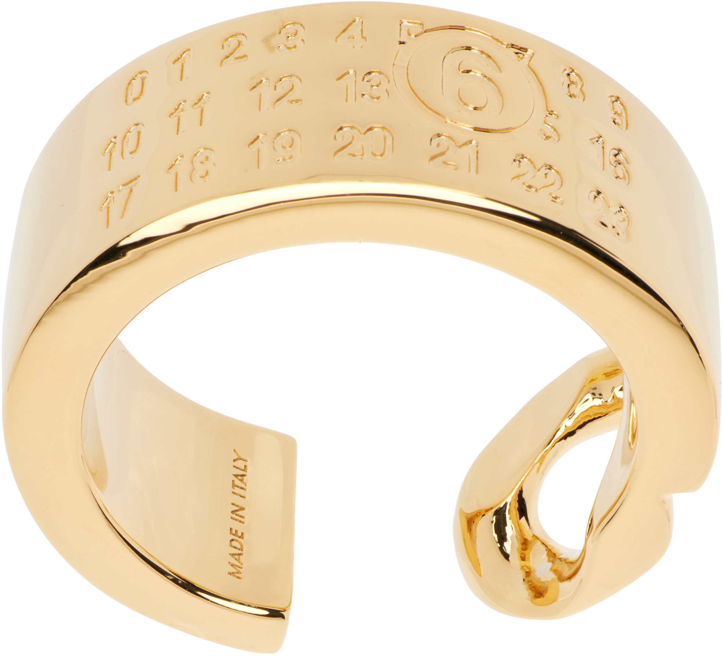 Minimal Numeric Cuff Ring