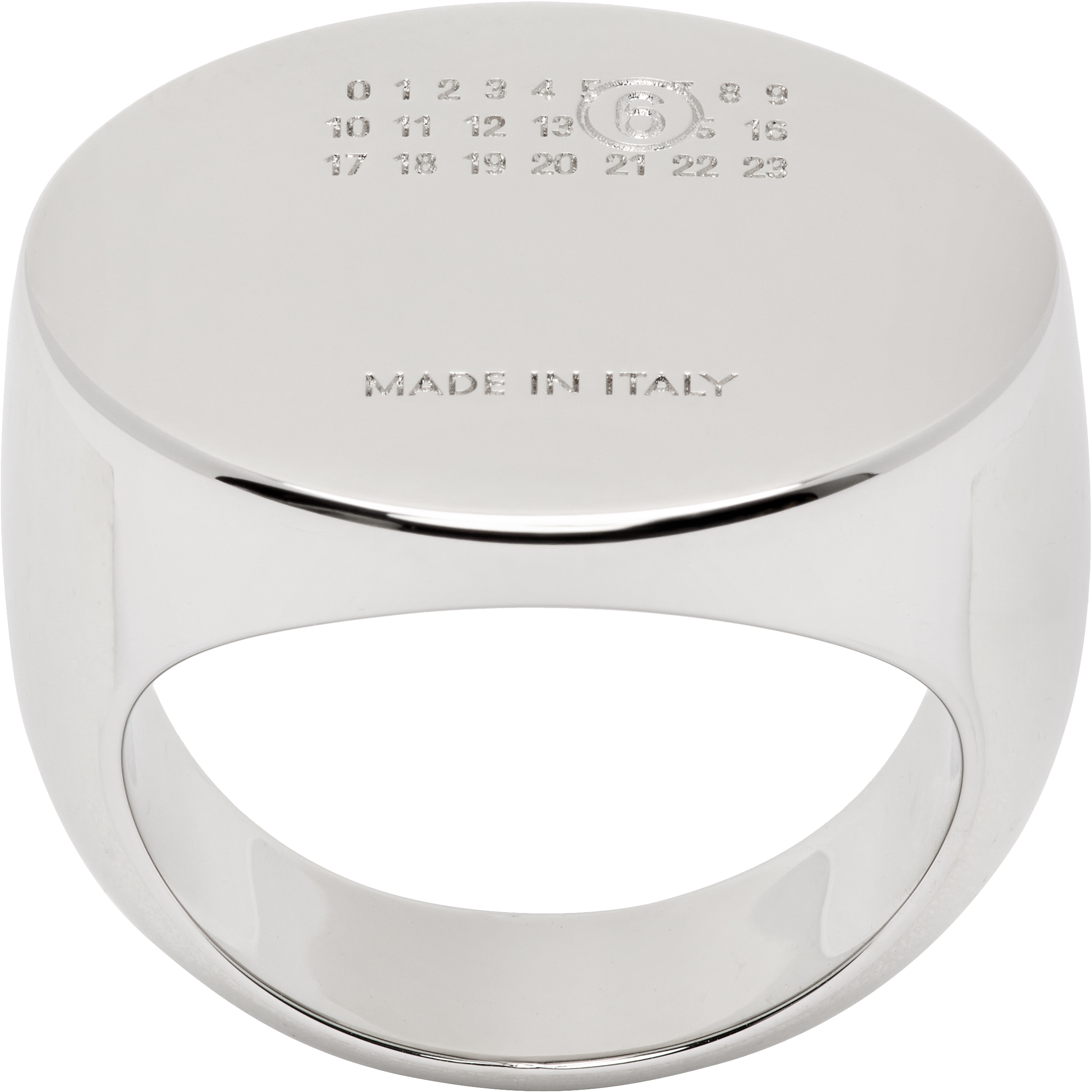 Numeric Oval Ring