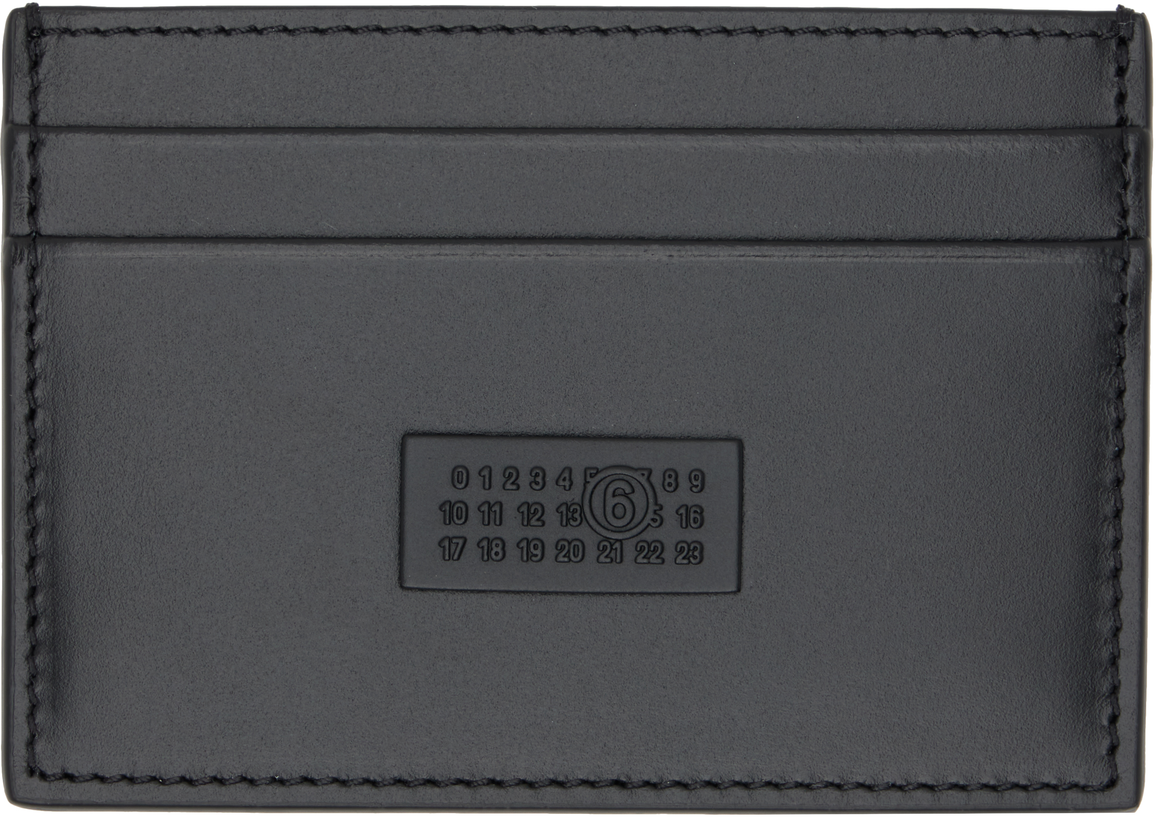 Black Leather Card Holder