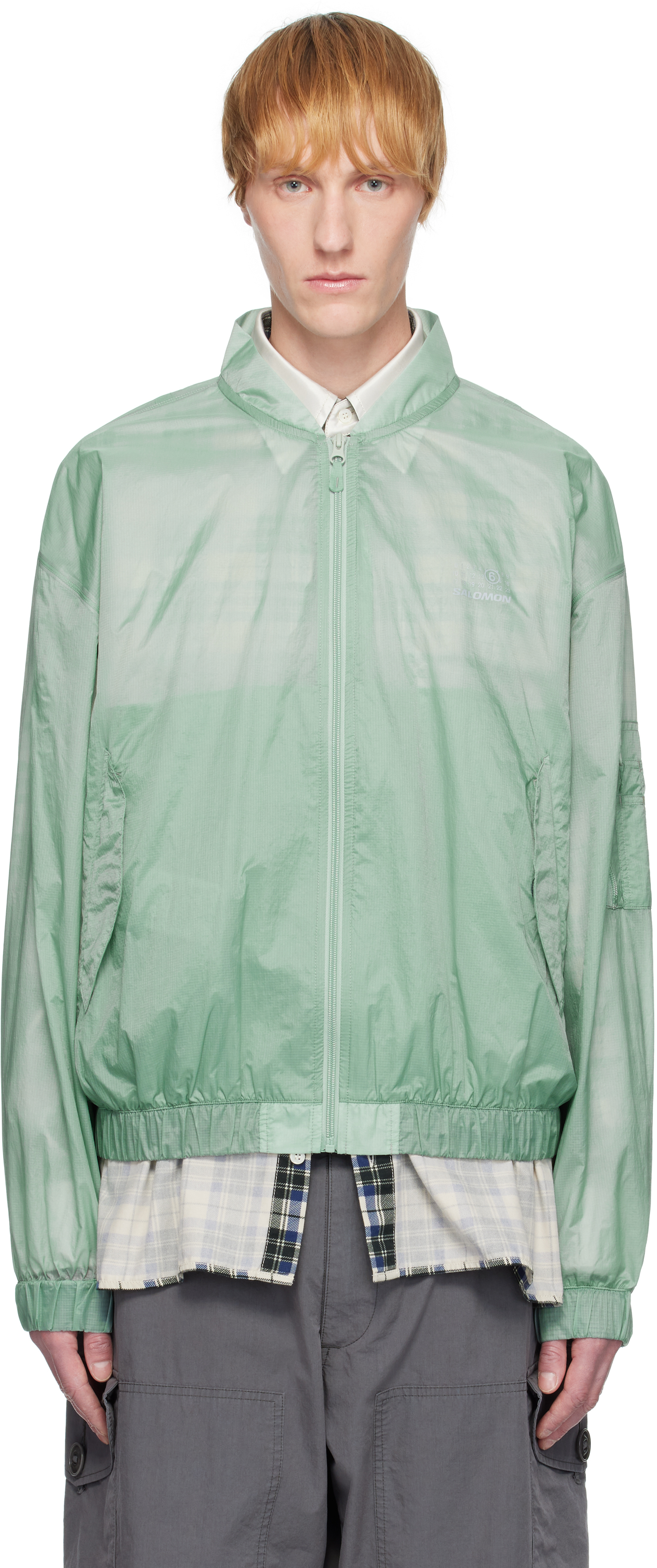 Black Salomon Edition Sports Bomber Jacket