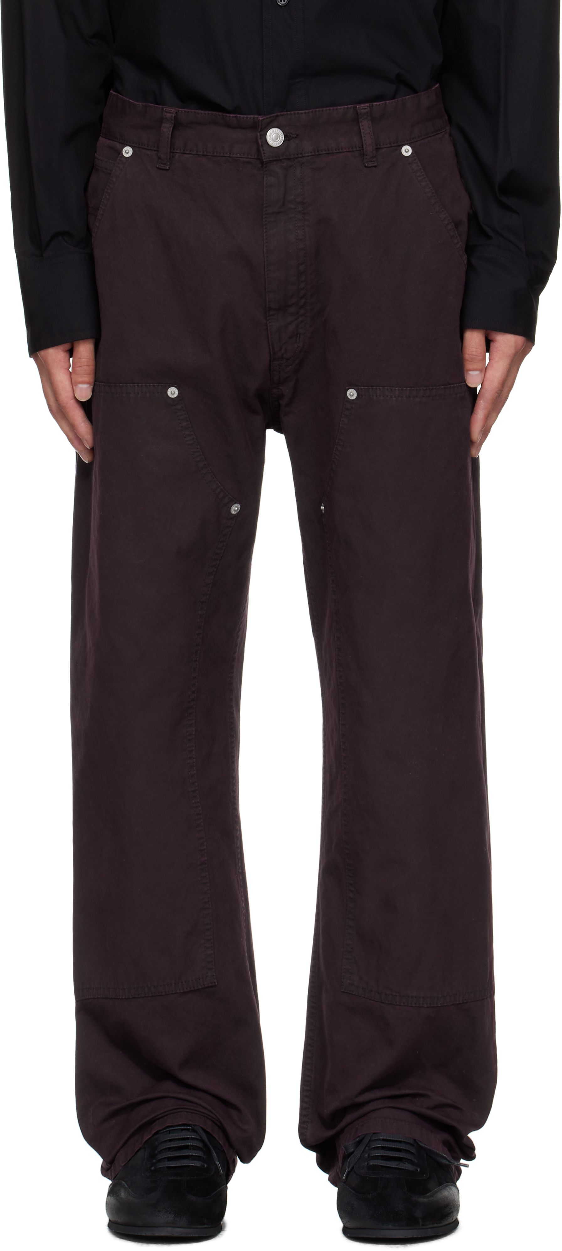 Purple 5-Pocket Jeans