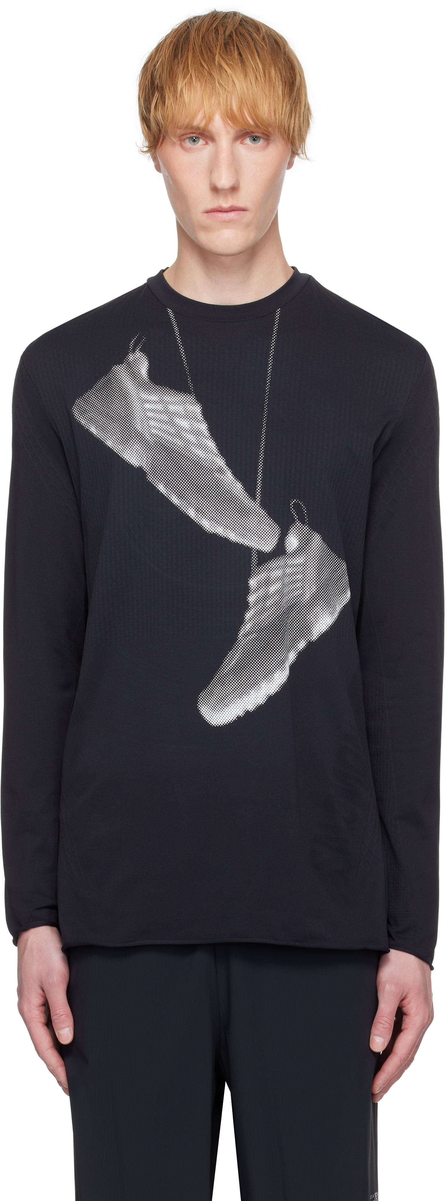 Black Salomon Edition Sneaker Print T-shirt
