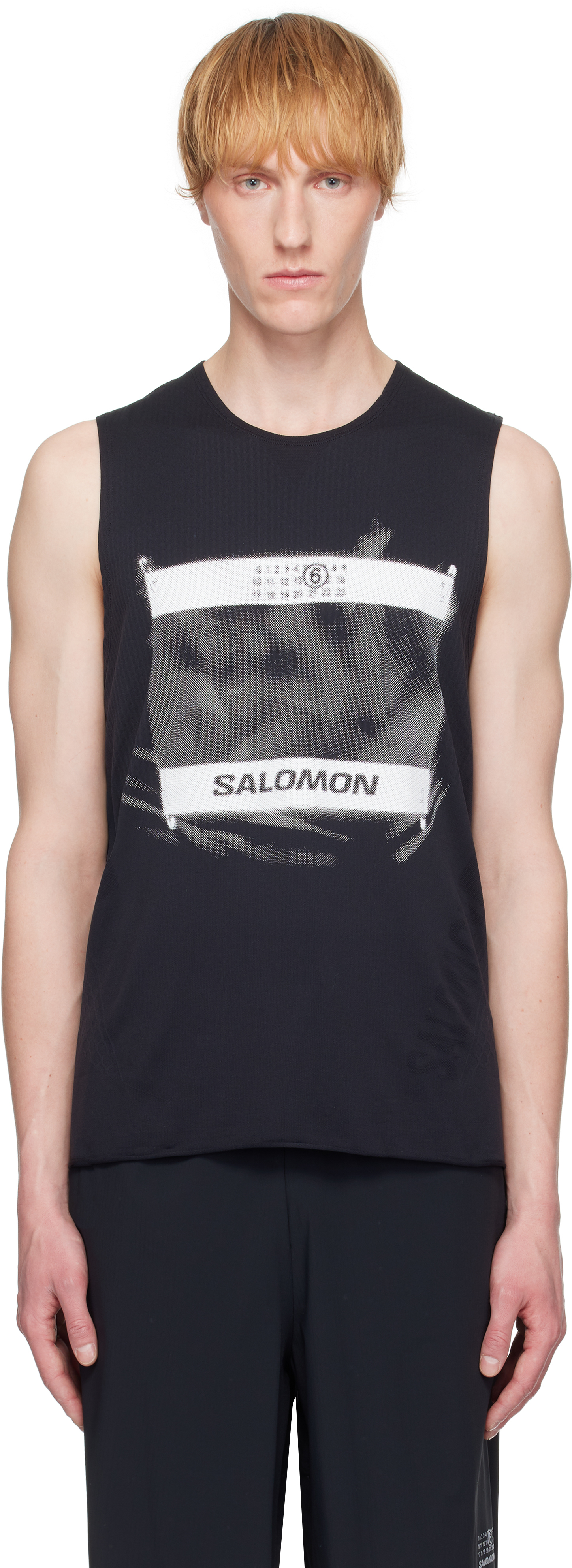 関税送料込◆MM6 Maison Margiela◆×SALOMON TANK TOP コラボ MM6 Maison Margiela MM6 Maison Margiela x Salomon Graphic