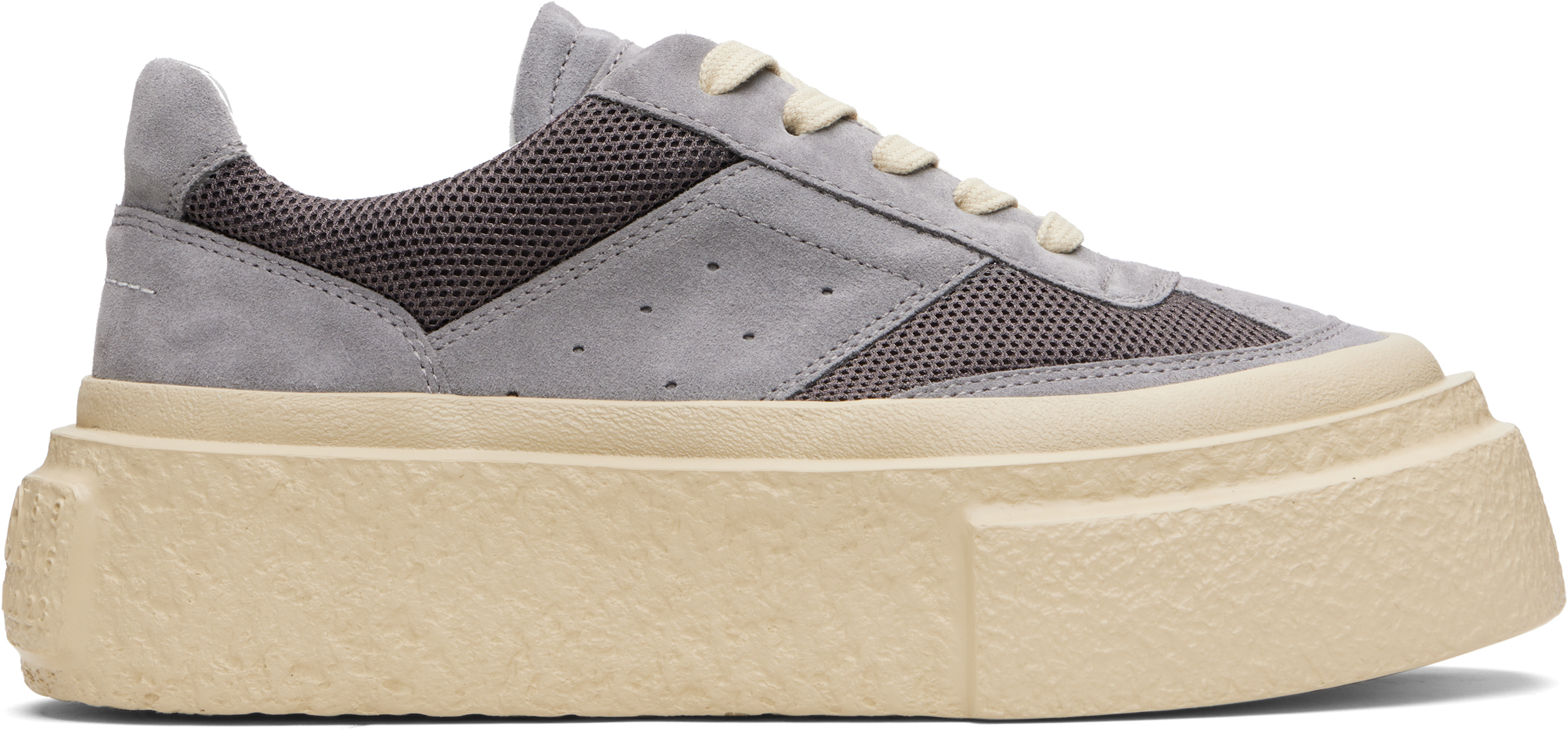 Gray Platform Sneakers
