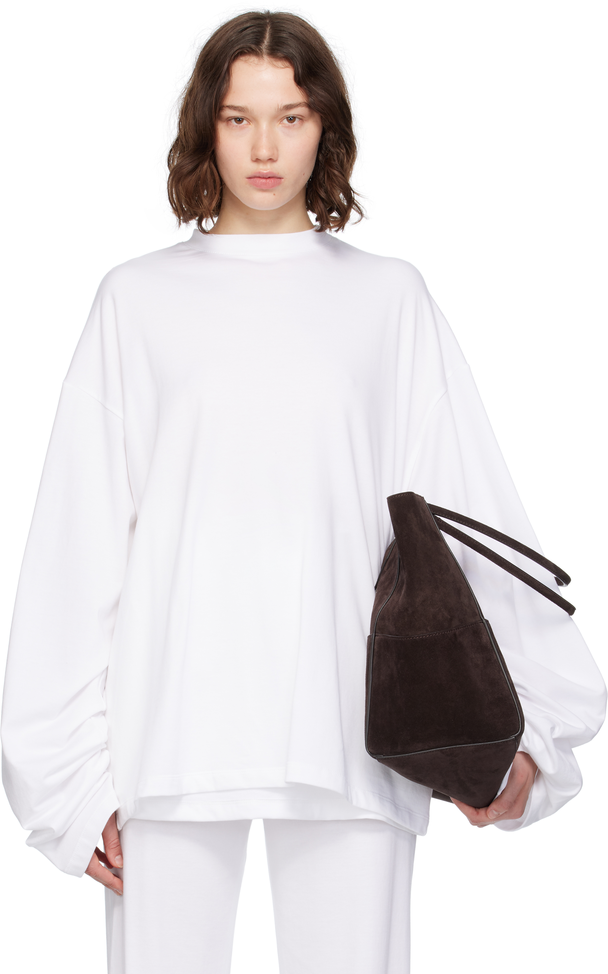 White Jersey Fitted XXL T-shirt
