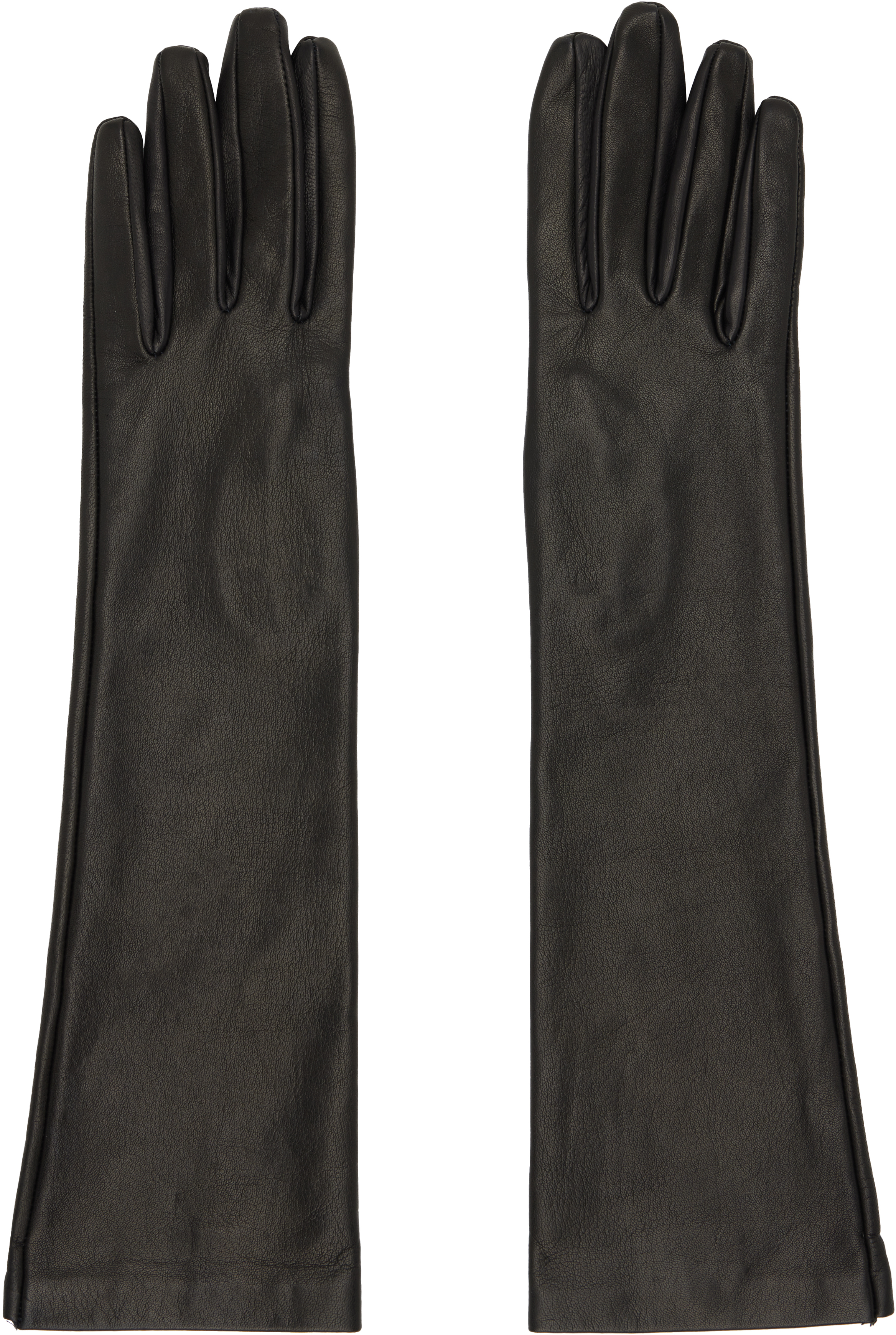 La Collection Black Connie Long Gloves