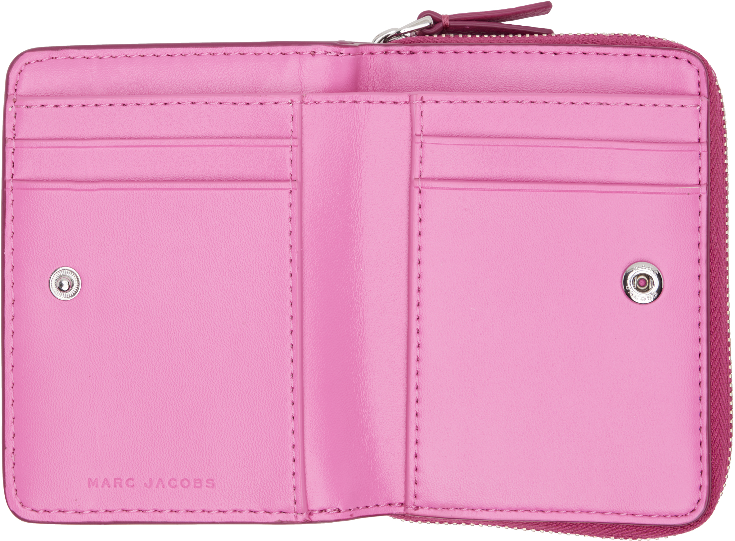 Marc Jacobs Pink 'the Leather Mini Compact' Wallet