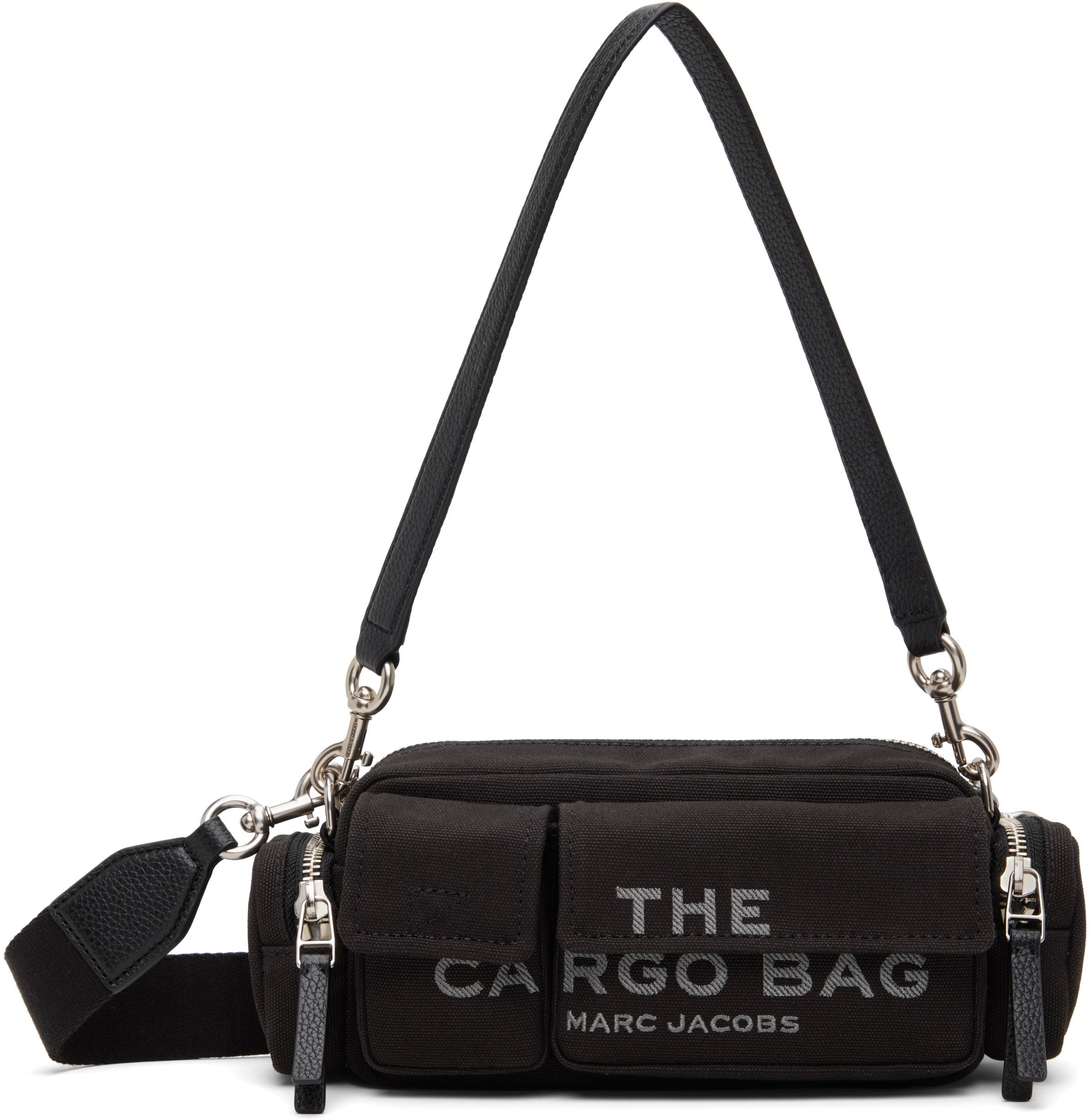 MARC JACOBS ブラック ショルダーバッグ Marc Jacobsのブラック 'The Cargo' ショルダーバッグがセール中
