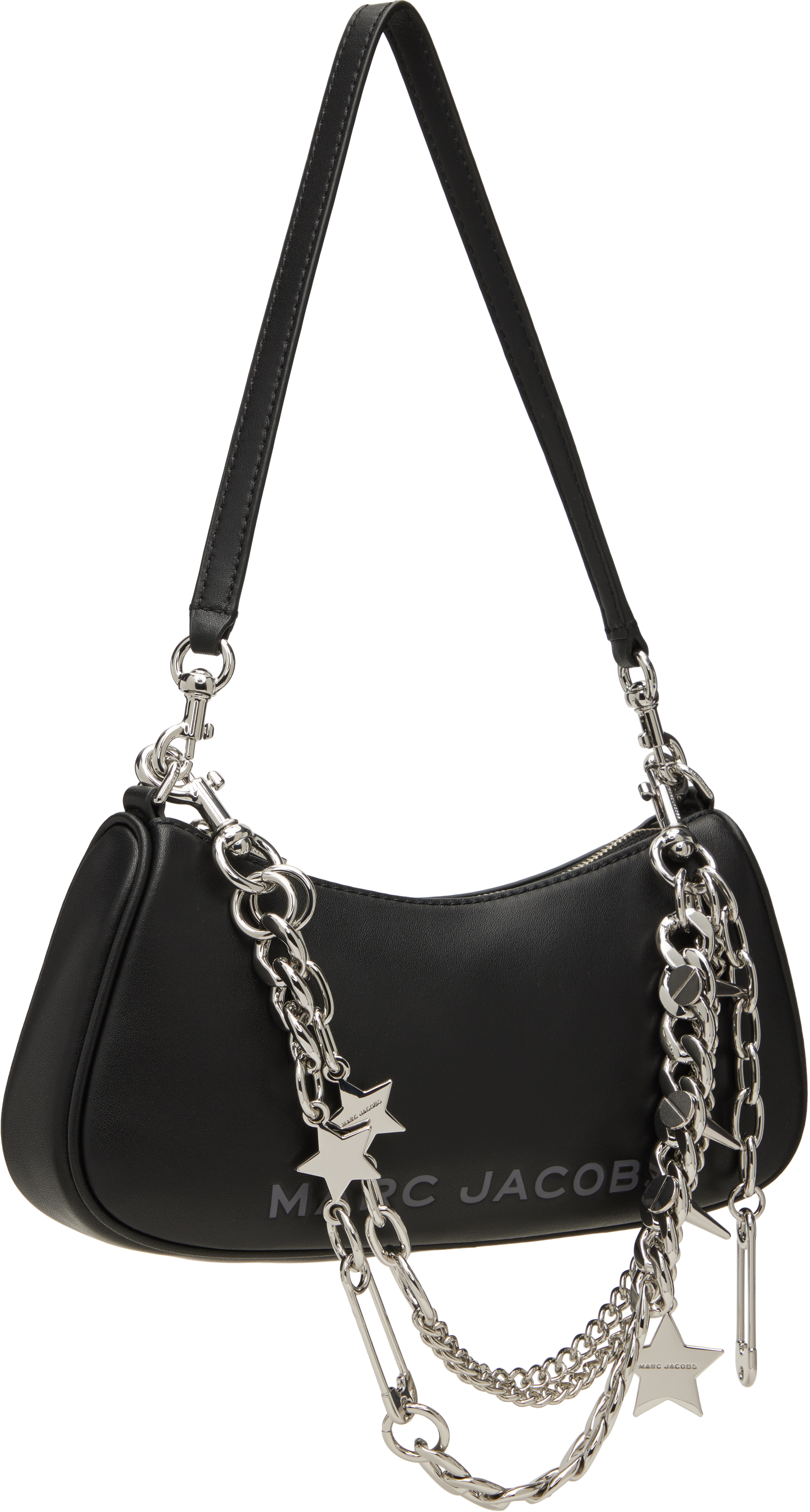 Marc Jacobs Black 'the Star Charm Shoulder' Bag In Black
