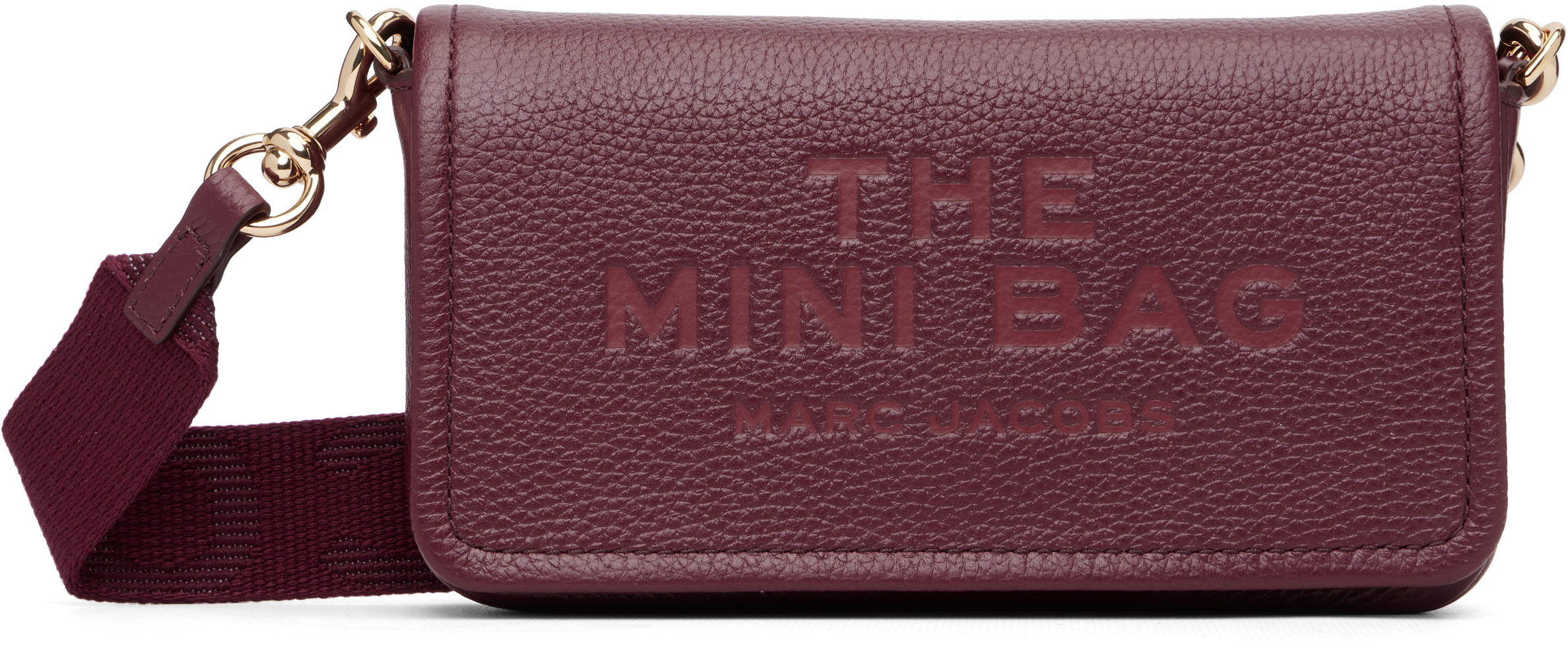 Marc Jacobs Red 'the Leather Mini' Bag In Pink