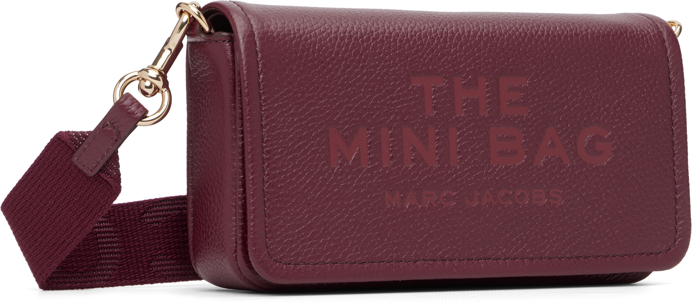 Marc Jacobs Red 'the Leather Mini' Bag In Pink