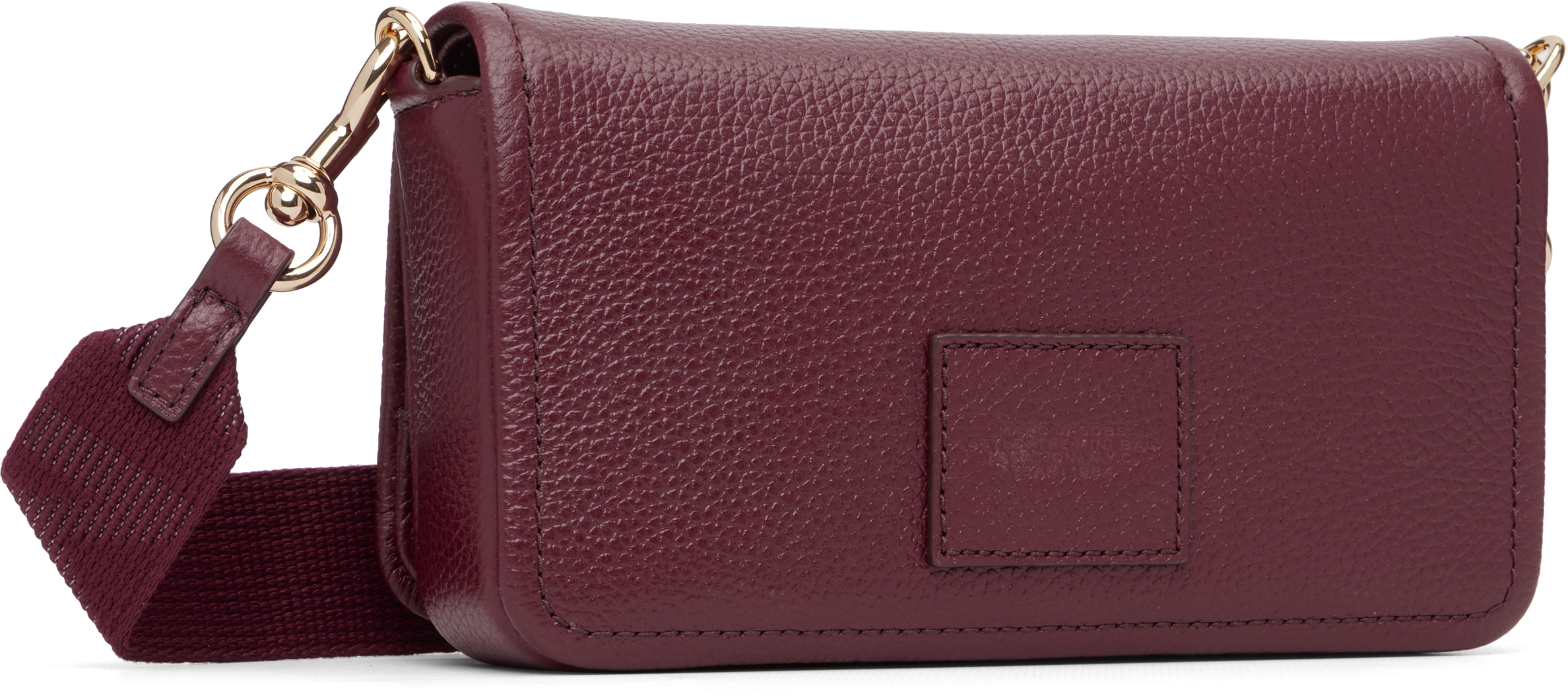 Marc Jacobs Red 'the Leather Mini' Bag In Pink