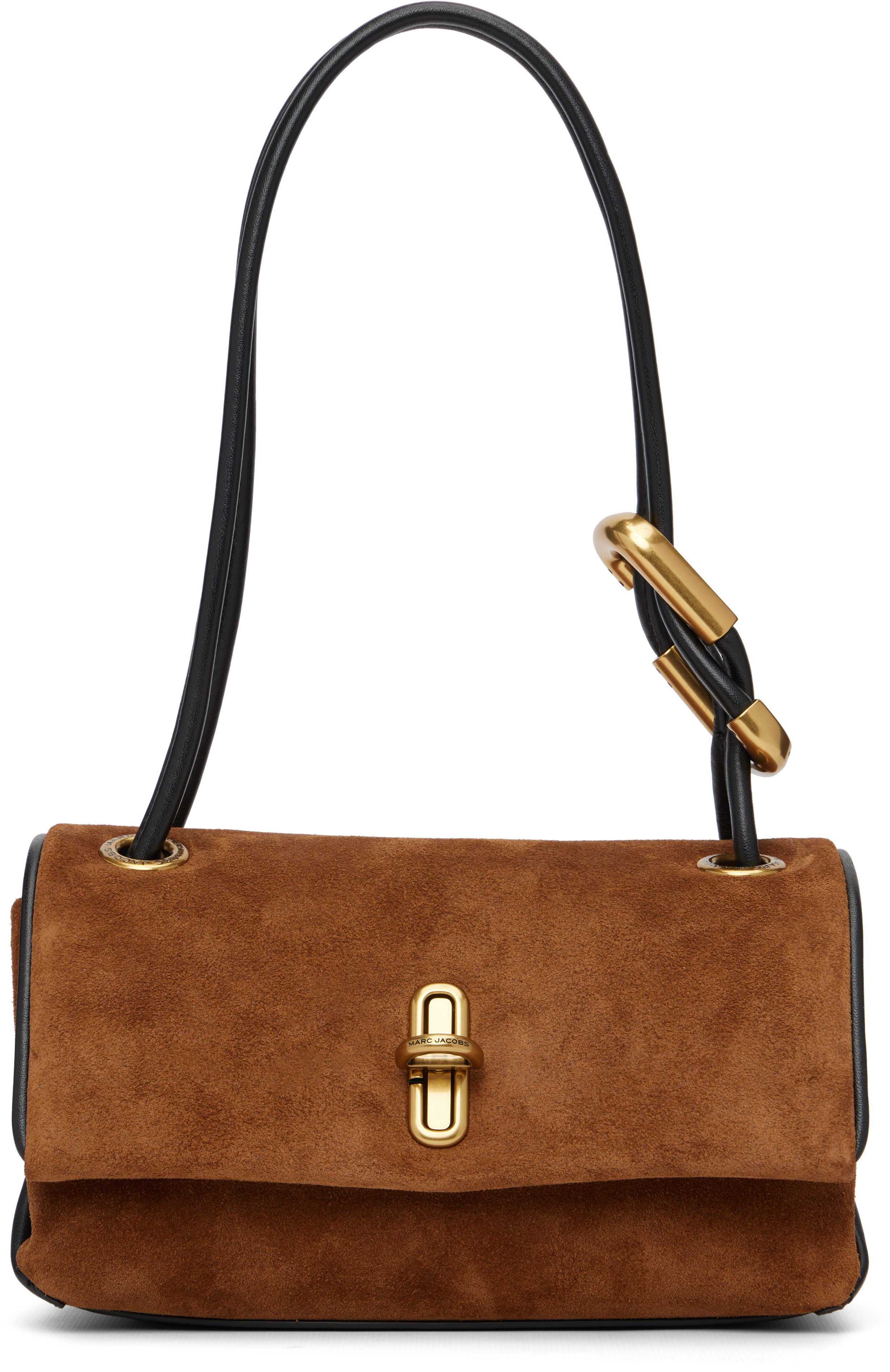 Marc Jacobs Tan 'the Suede Mini Dual' Bag In Orange