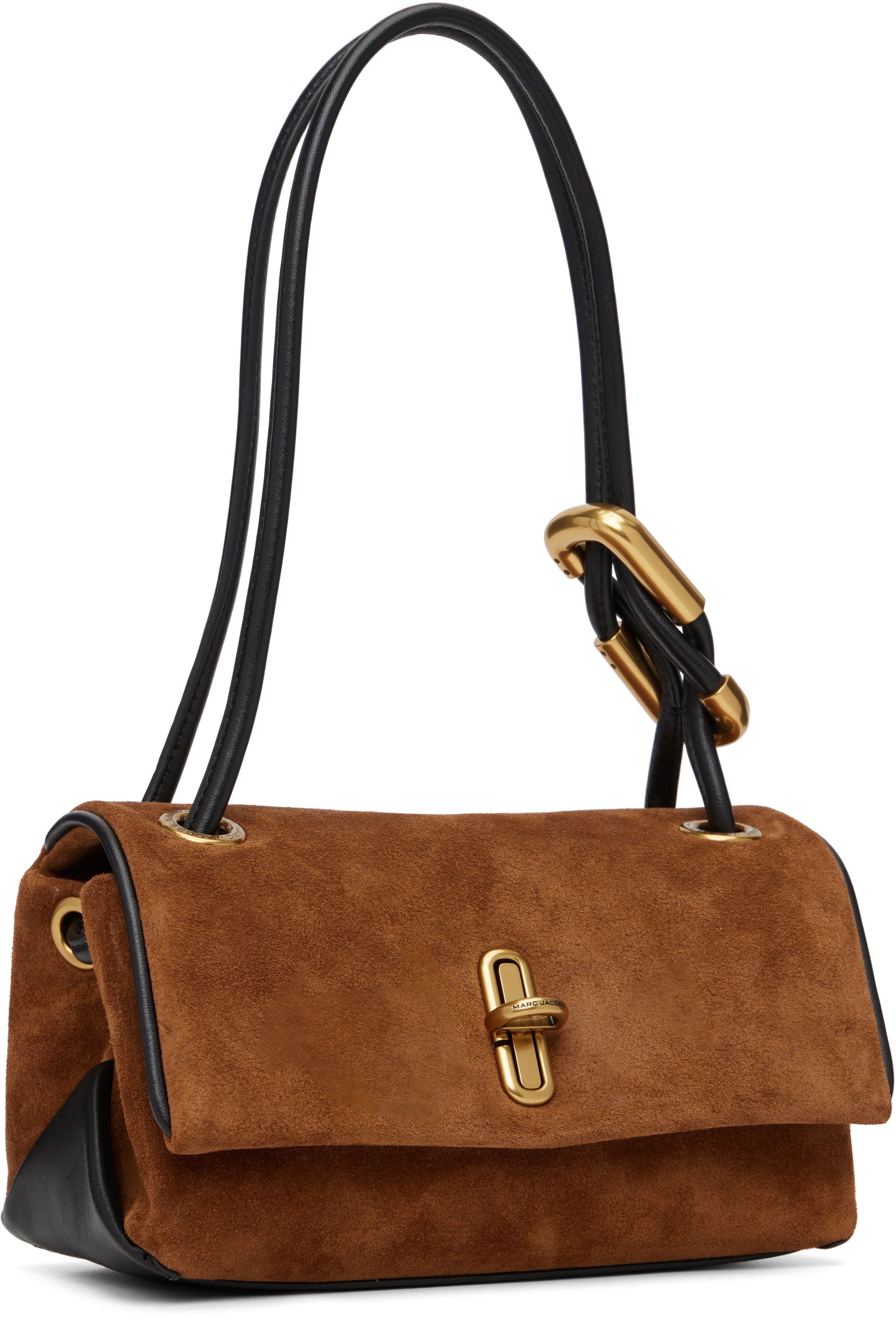 Marc Jacobs Tan 'the Suede Mini Dual' Bag In Orange