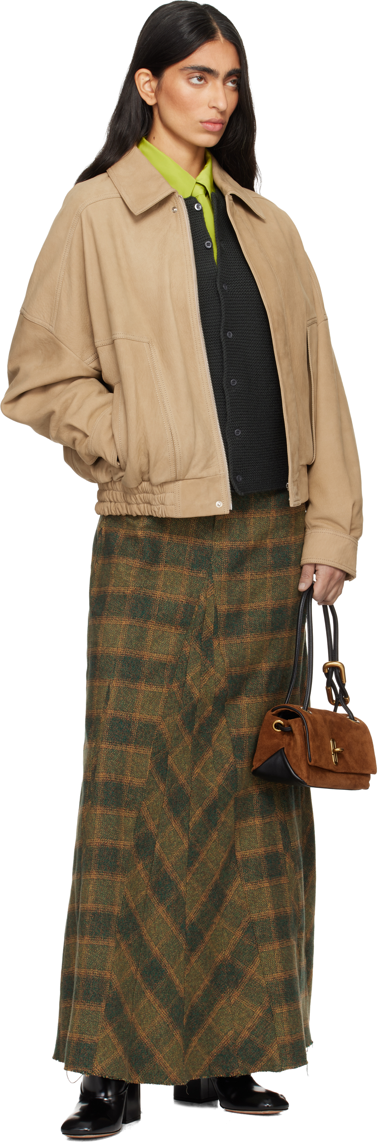 Marc Jacobs Tan 'the Suede Mini Dual' Bag In Orange