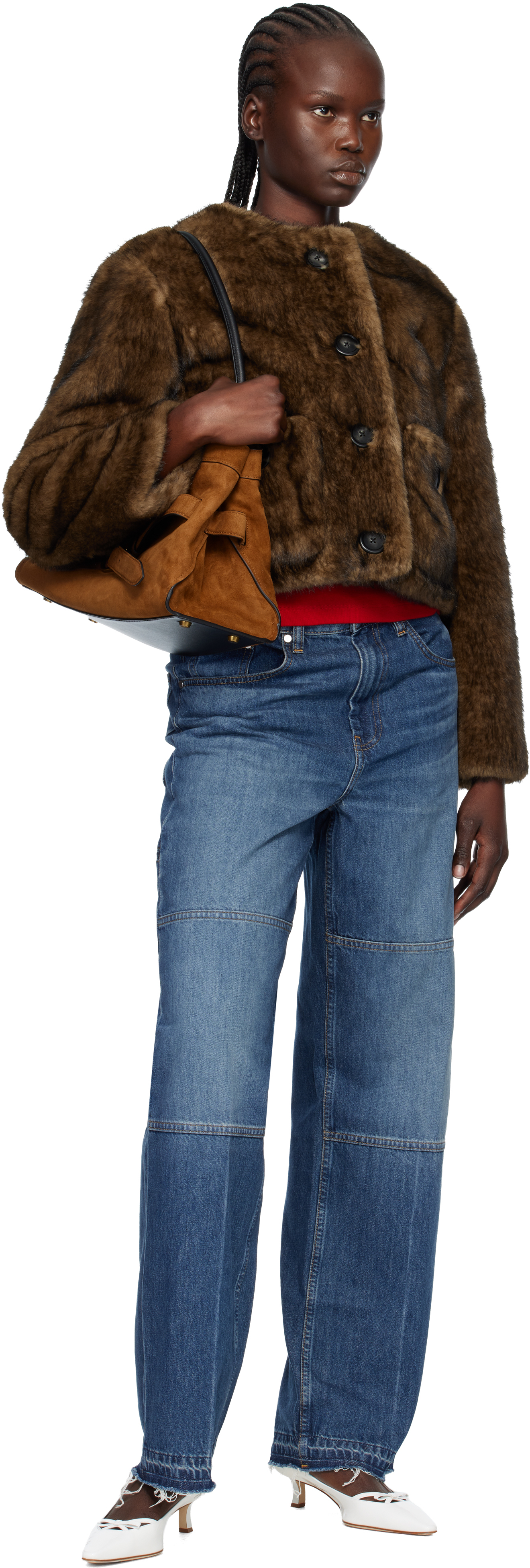 Marc Jacobs Tan 'the Suede Dakota Satchel' Bag