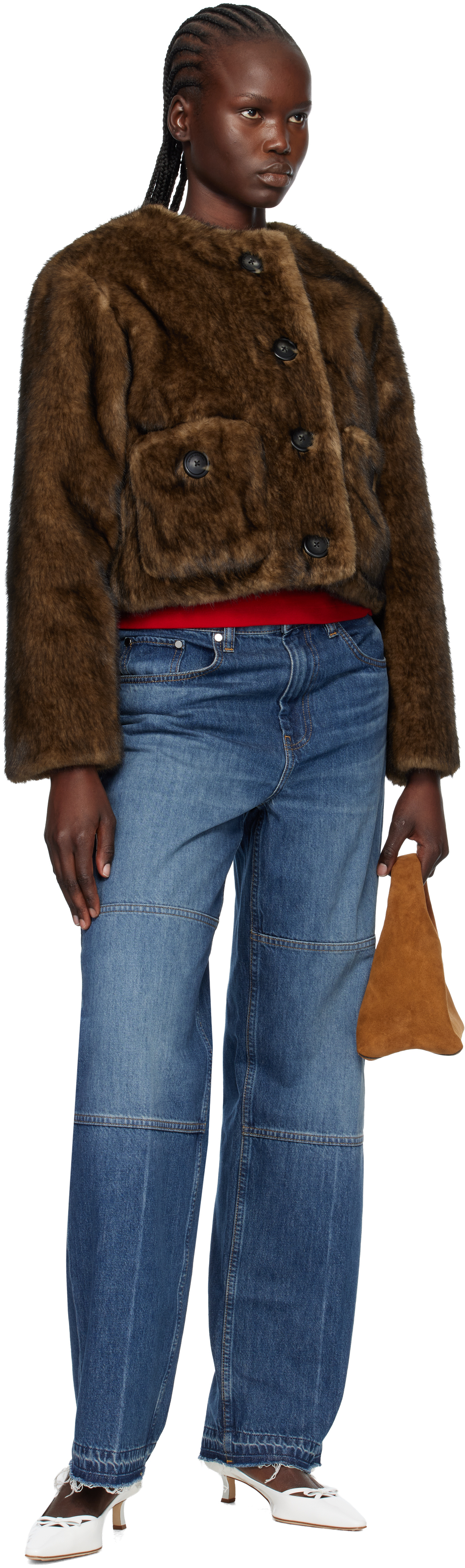 Marc Jacobs Tan 'the Suede Mini Sack' Tote