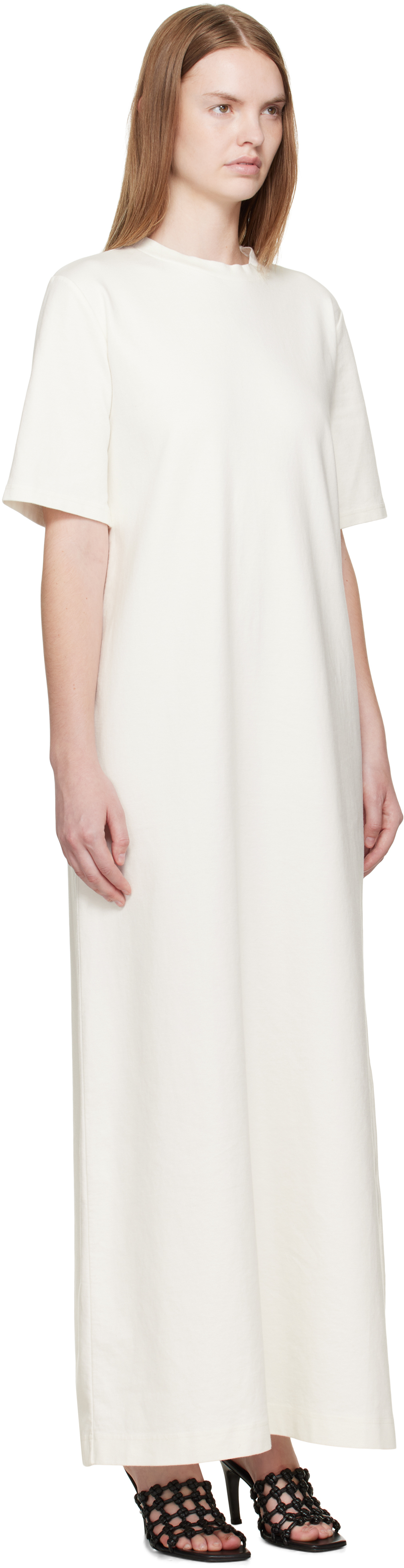 La Collection Off-white Josephina Maxi Dress In White