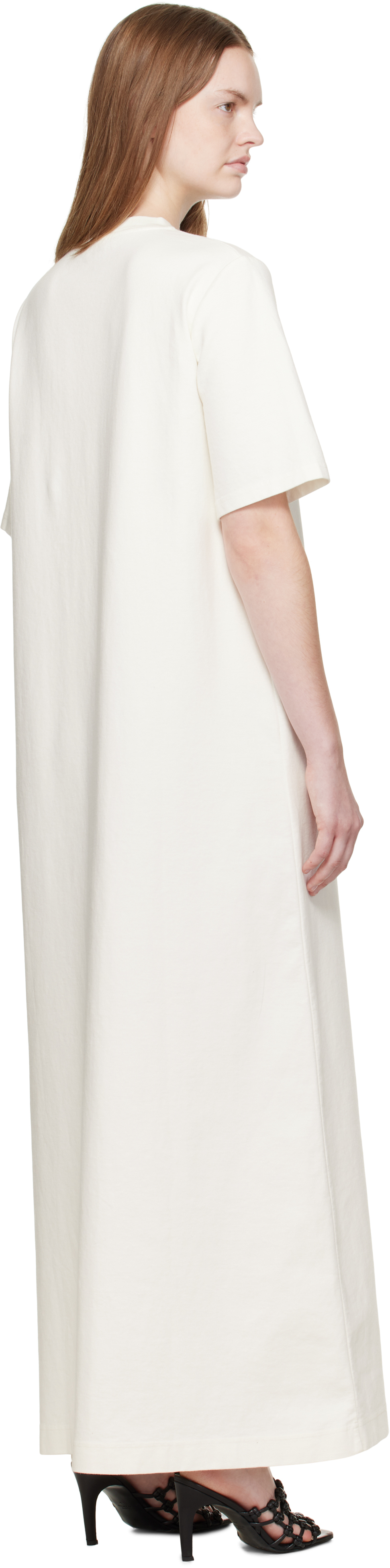 La Collection Off-white Josephina Maxi Dress In White