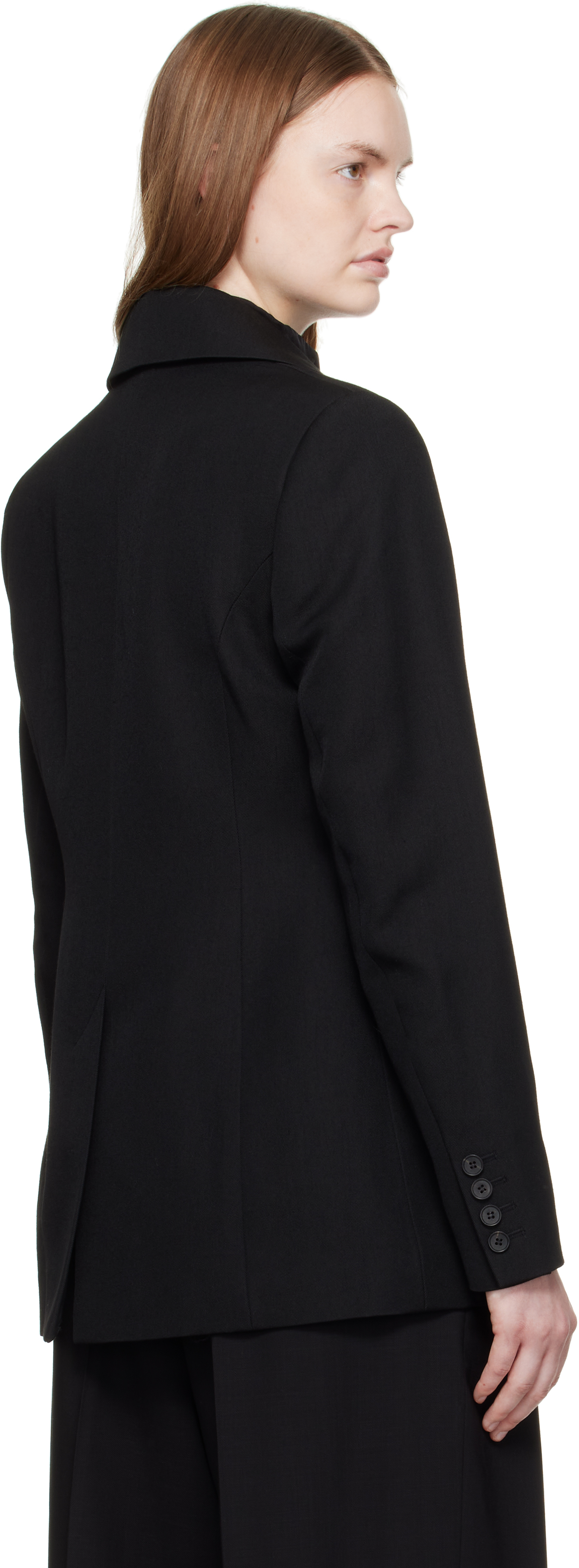 La Collection Black Philippa Blazer In Black