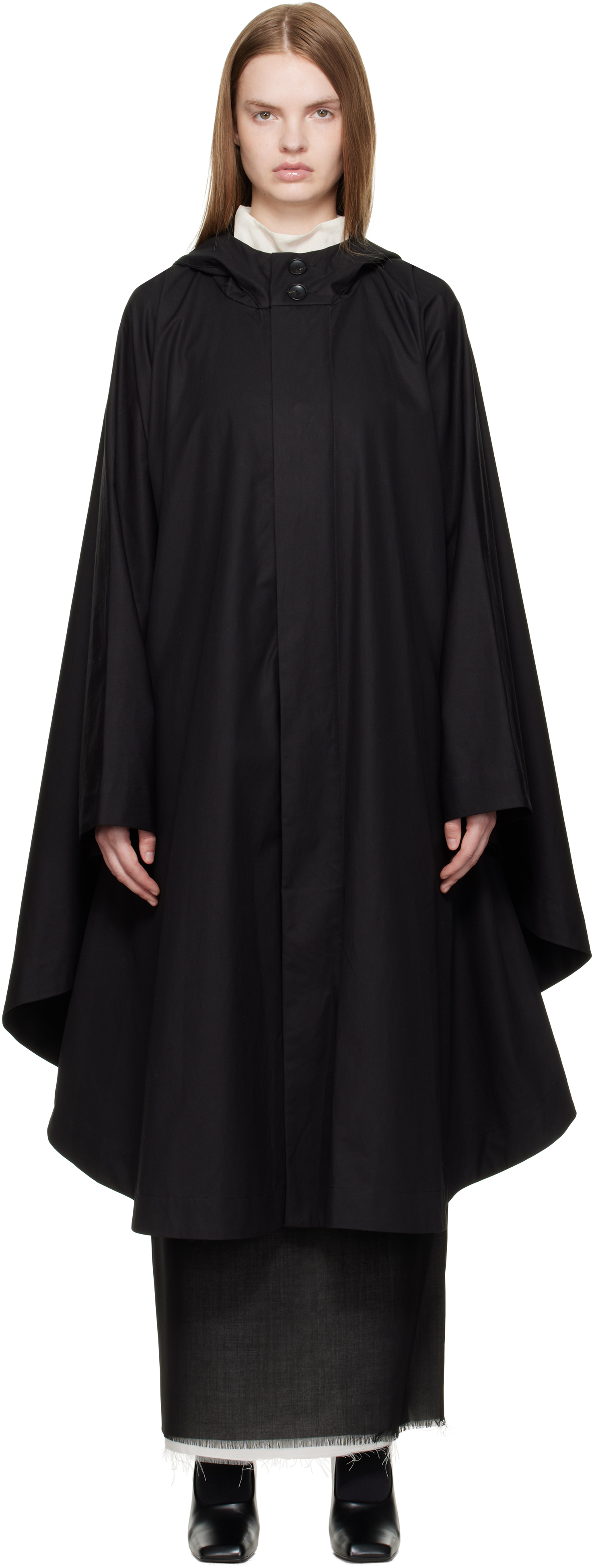 La Collection Black Odin Raincoat In Black