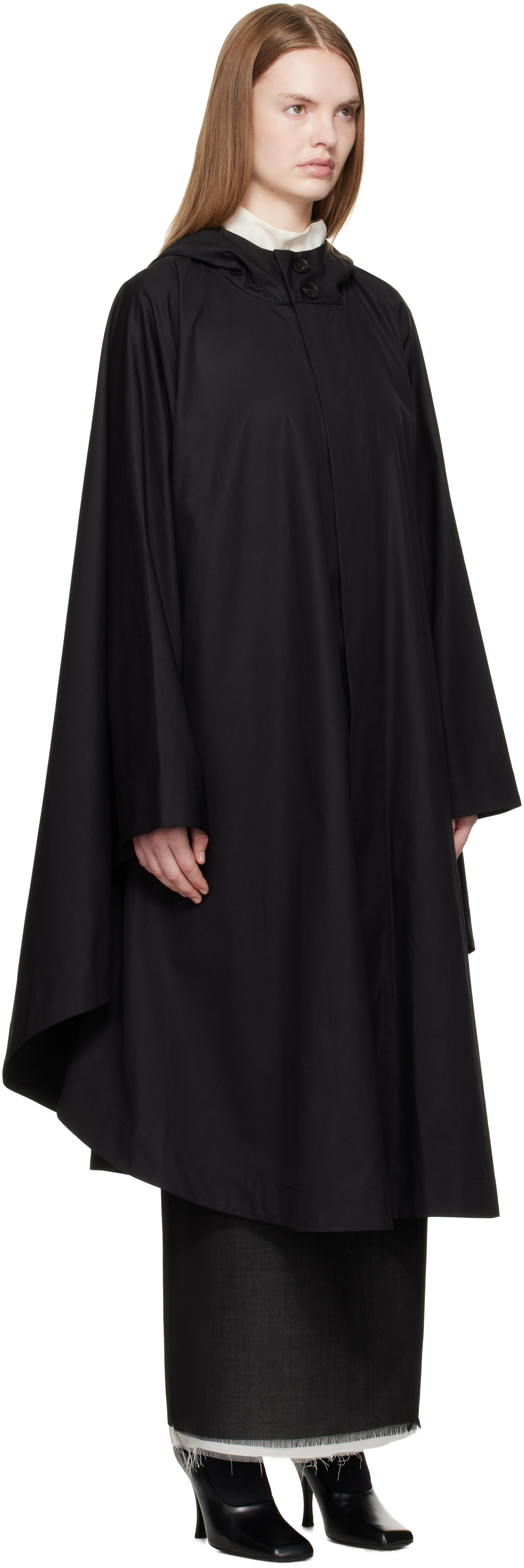La Collection Black Odin Raincoat In Black
