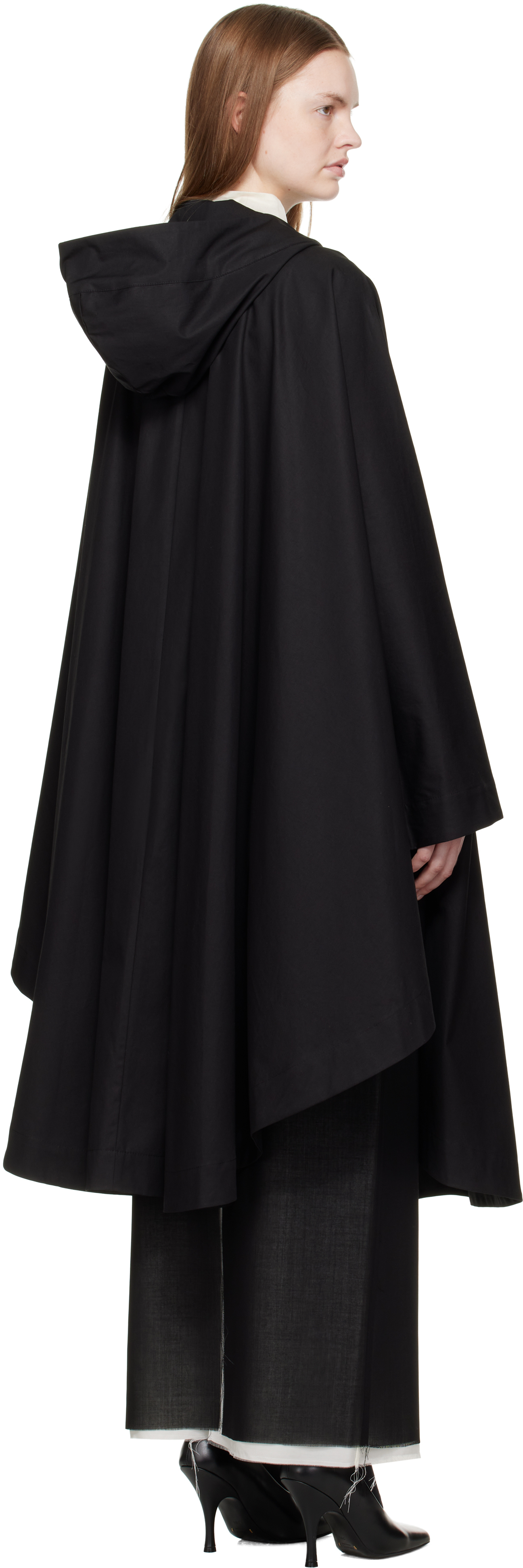 La Collection Black Odin Raincoat In Black