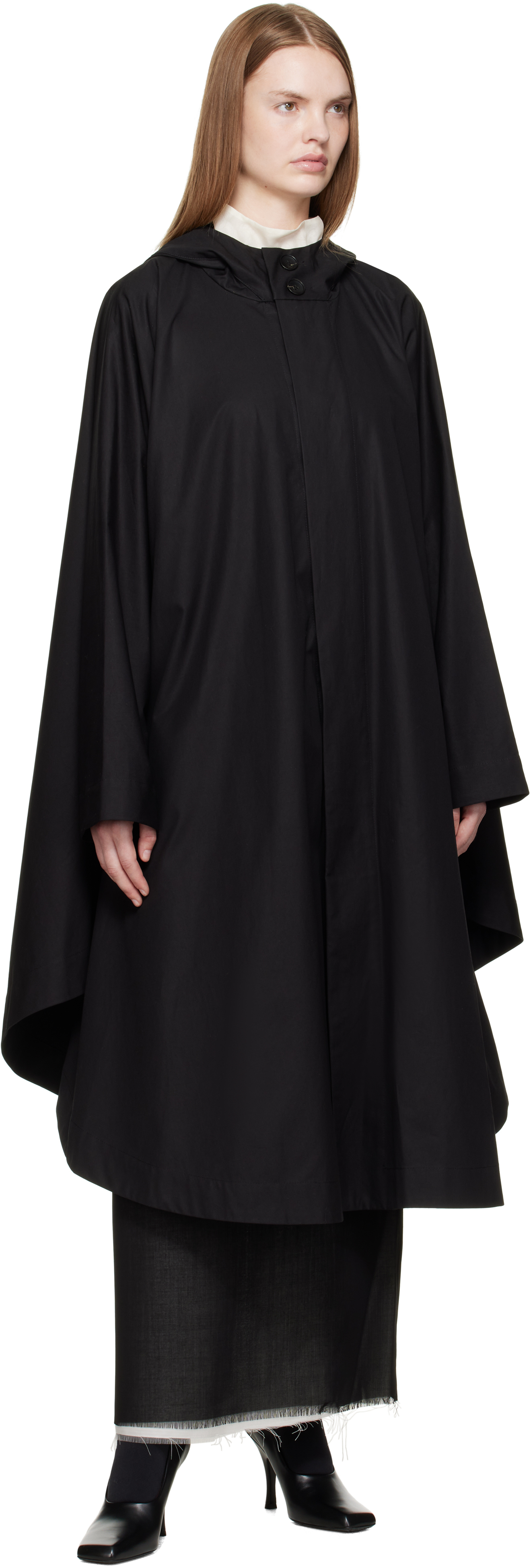 La Collection Black Odin Raincoat In Black