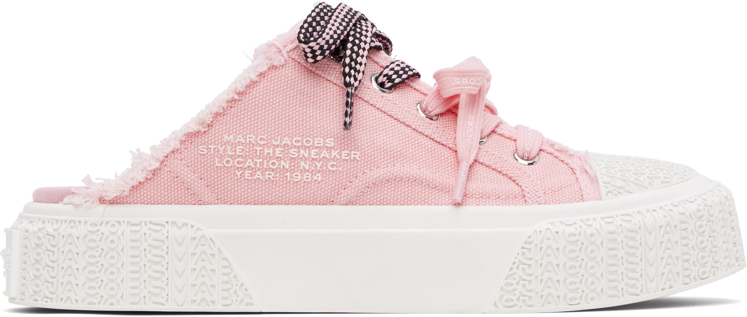 人気！MARC JACOBS ピンク 'The Sneaker' ミュールスニーカー Marc Jacobs: ピンク 'The Sneaker' ミュールスニーカー