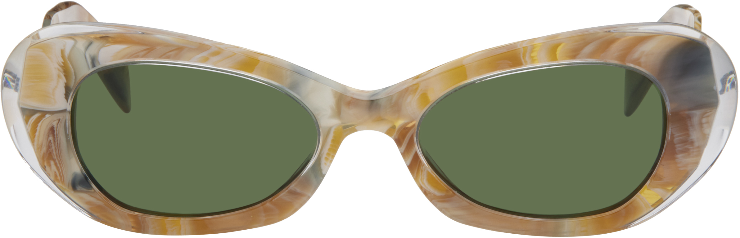 Beige & Gray Izipho Sunglasses