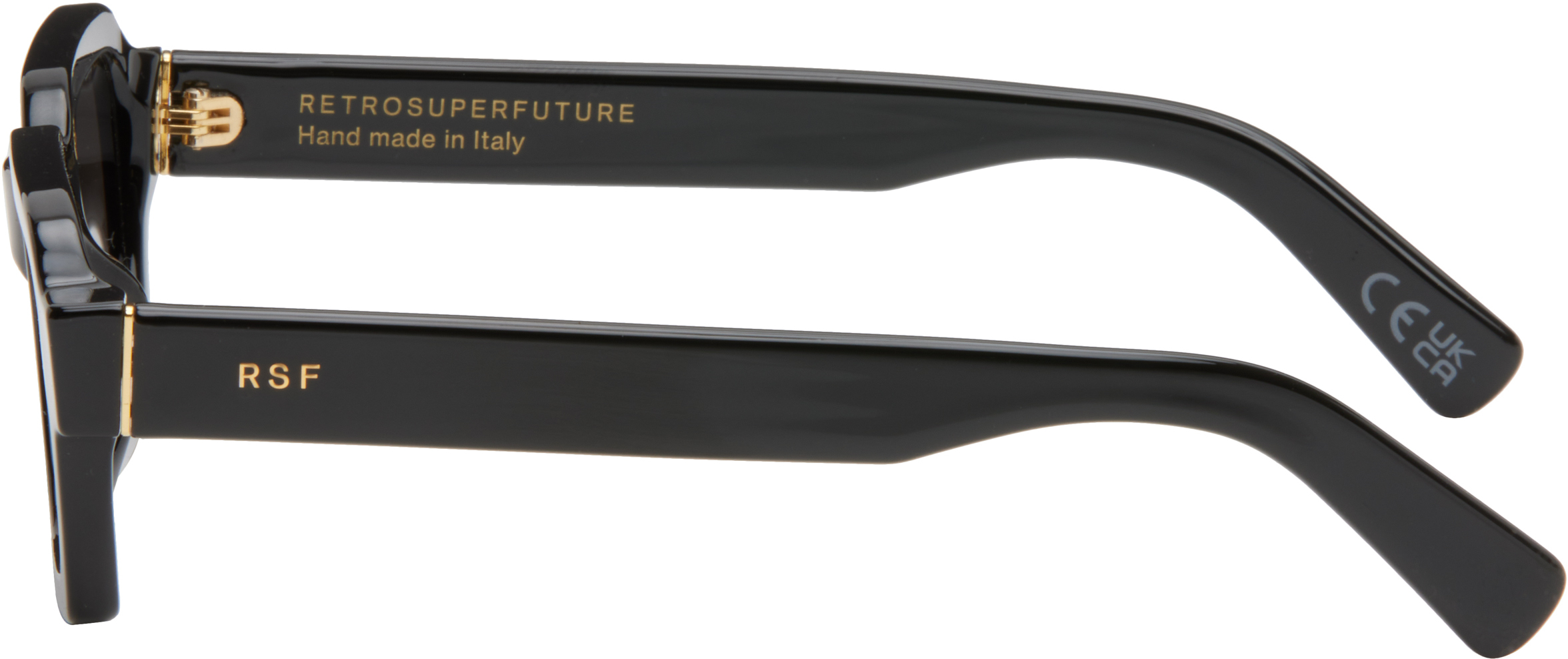 Retrosuperfuture Black Caro Sunglasses In Caro Black