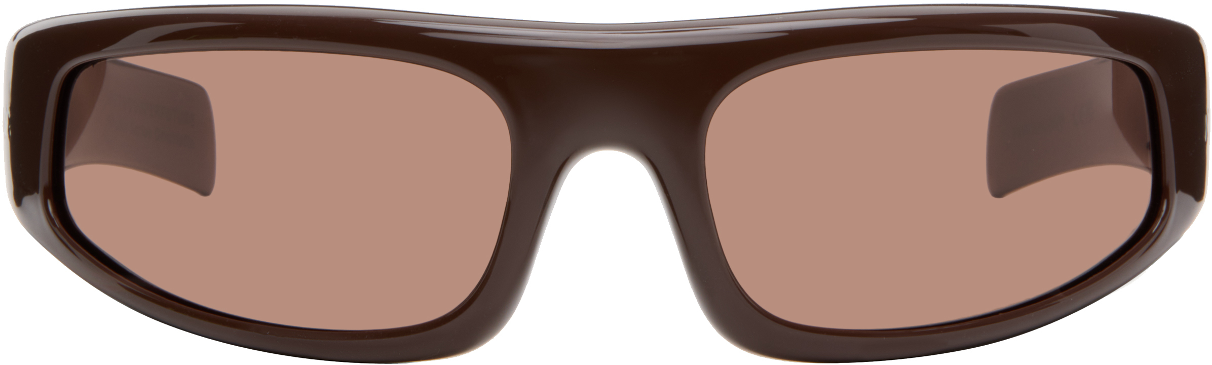 Retrosuperfuture Brown Cerchietto Sunglasses In Brown