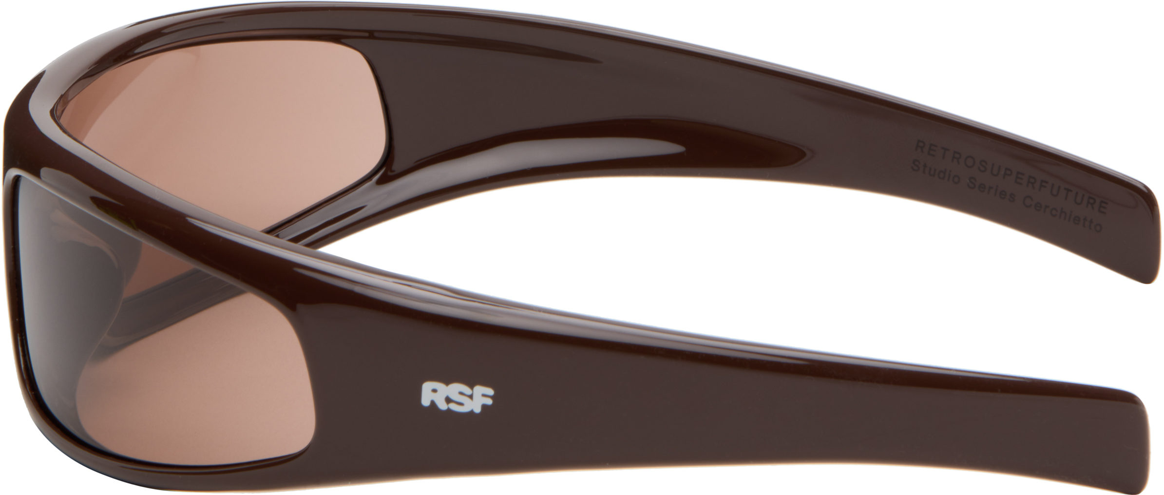 Retrosuperfuture Brown Cerchietto Sunglasses In Brown