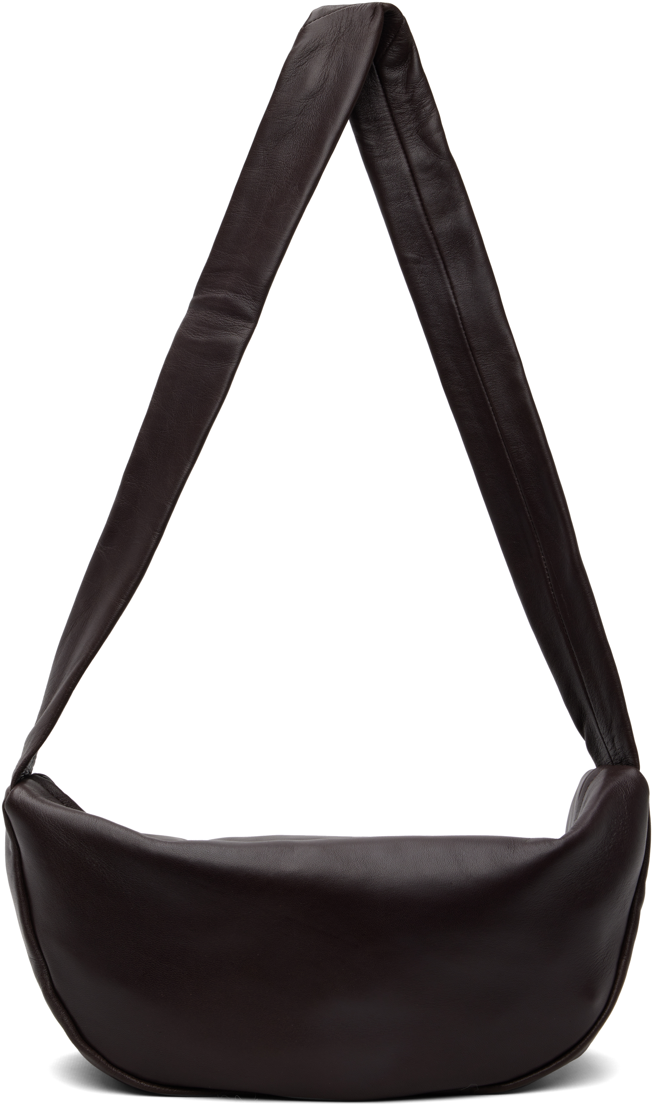 Brown Soft Crescent Bag