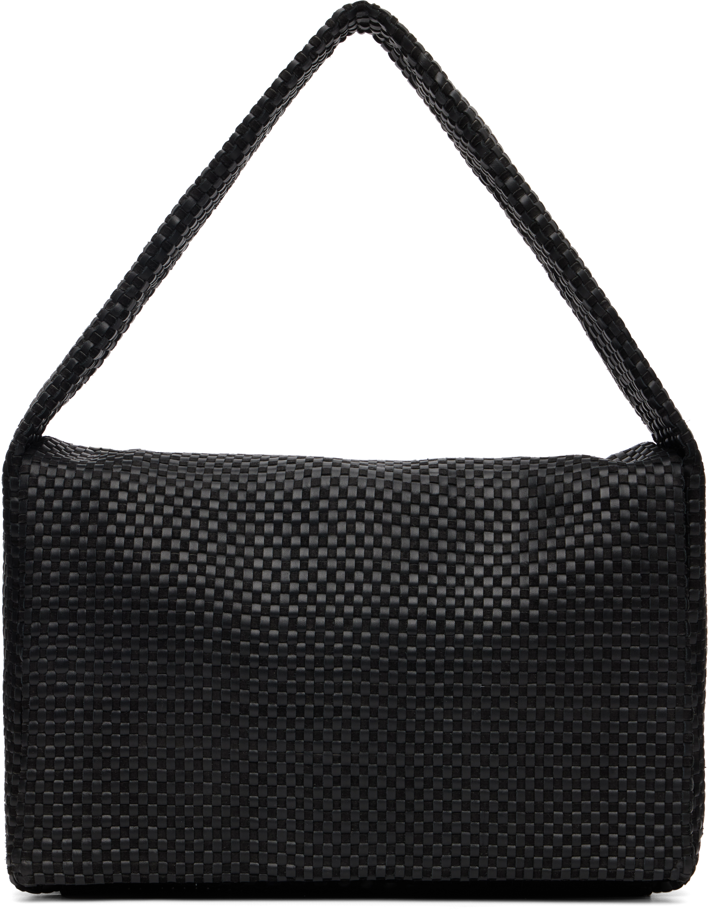 Black Lattice Everyday Satchel