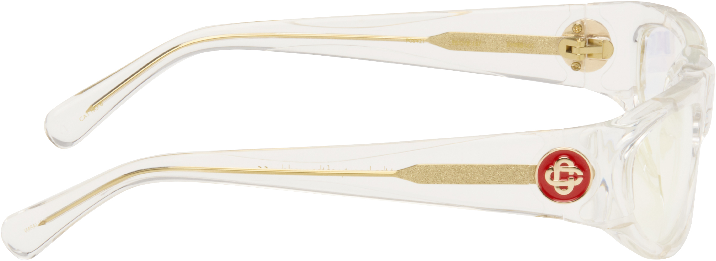 Casablanca Transparent Crystal Sport Sunglasses