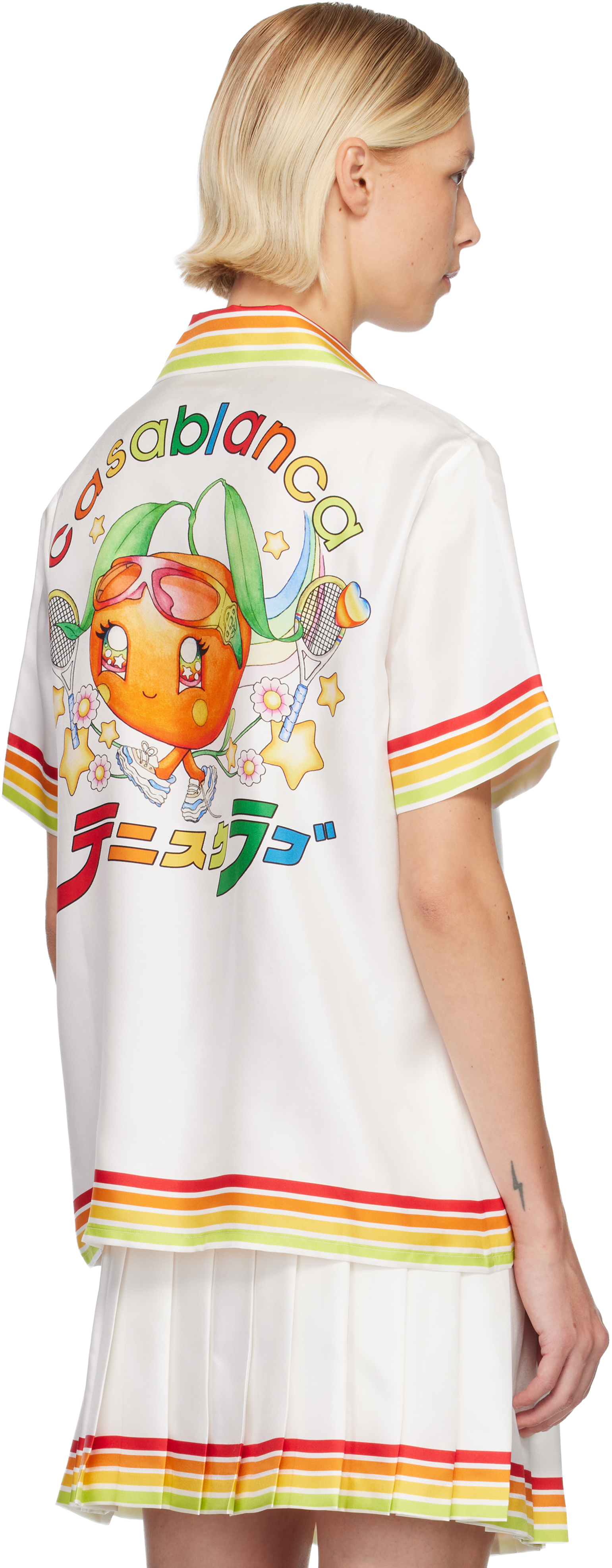 Casablanca Stripe-detailing Shirt In White