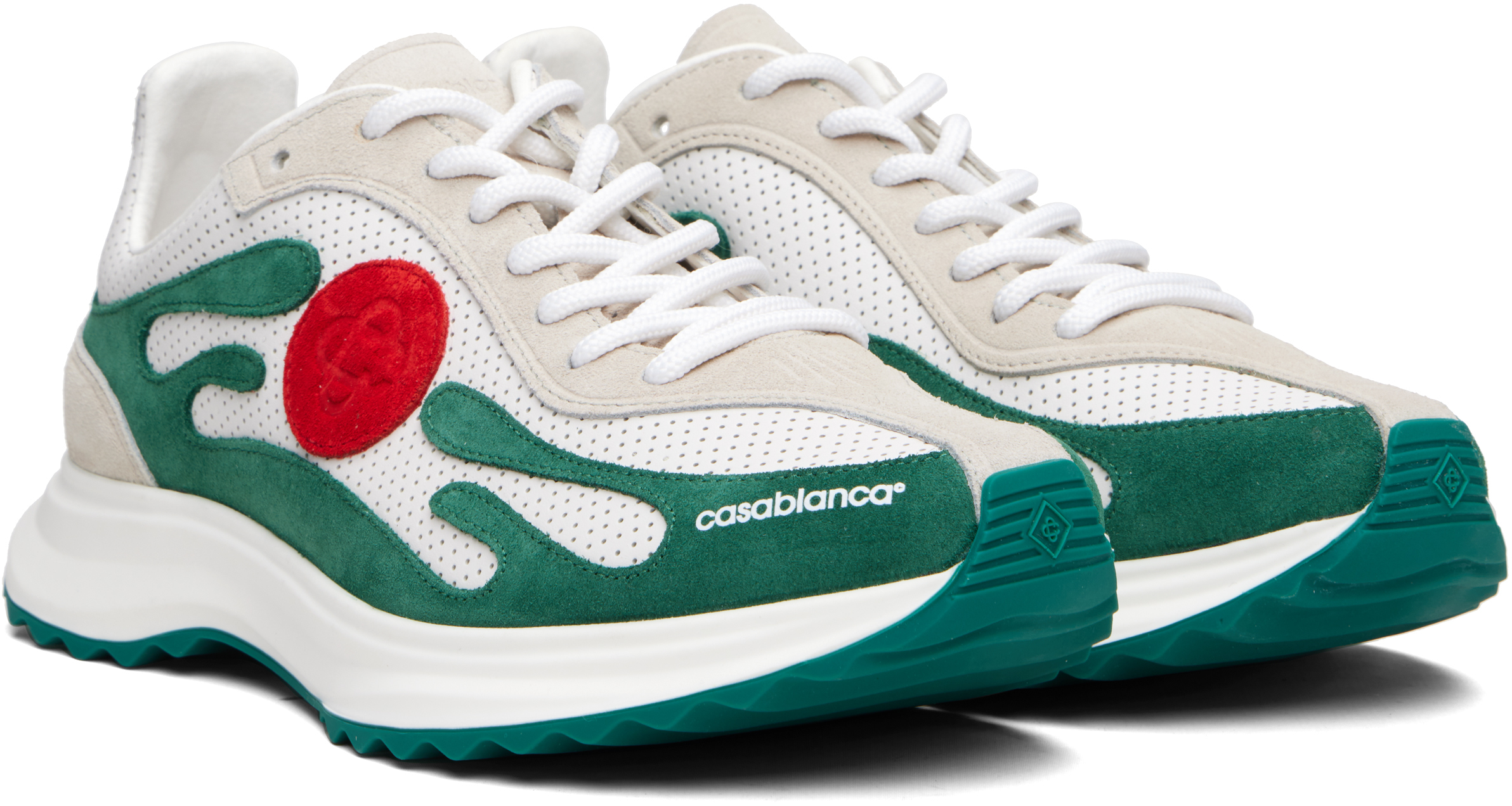 Casablanca Stade Sneakers In Multi