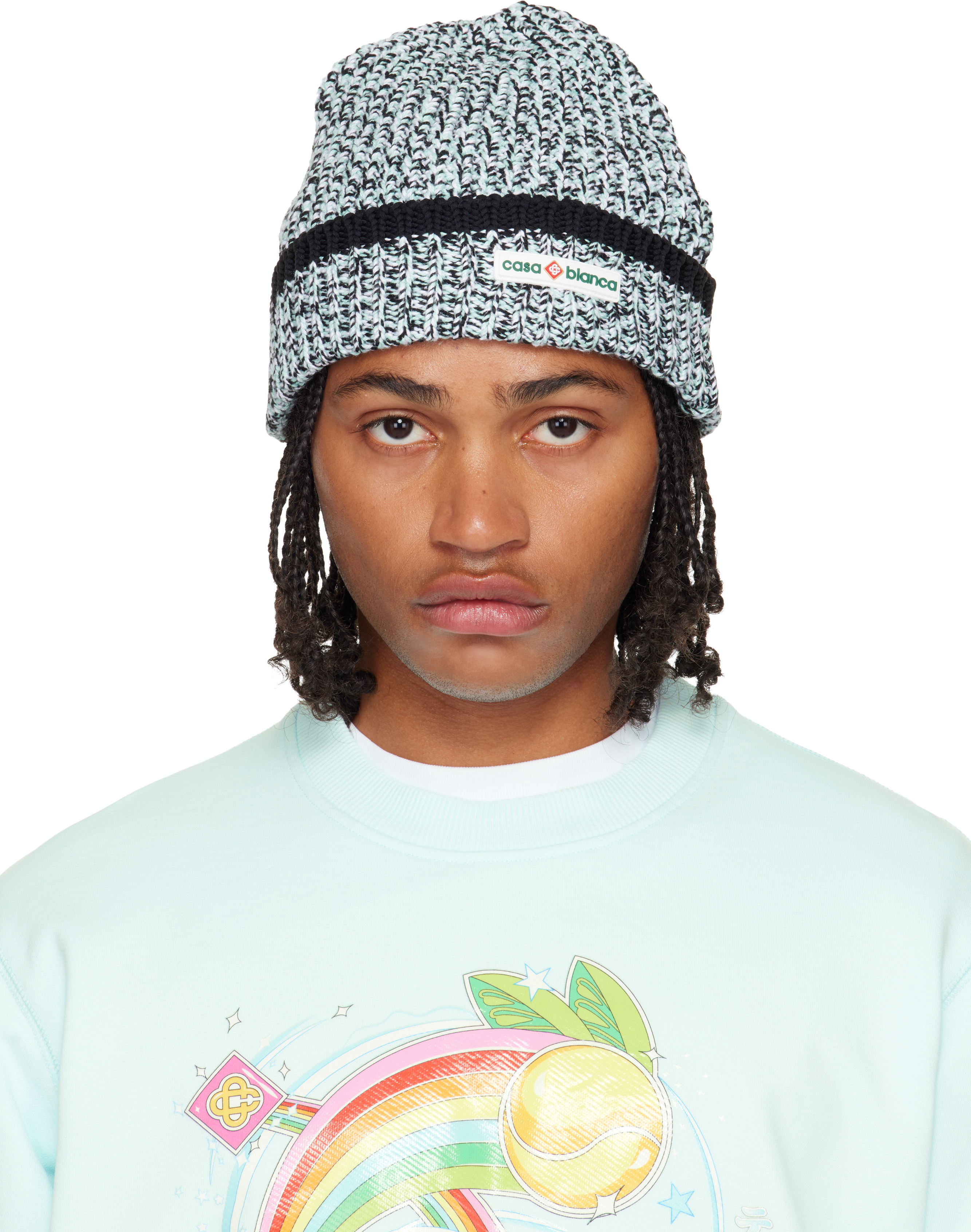Blue Moulin Beanie