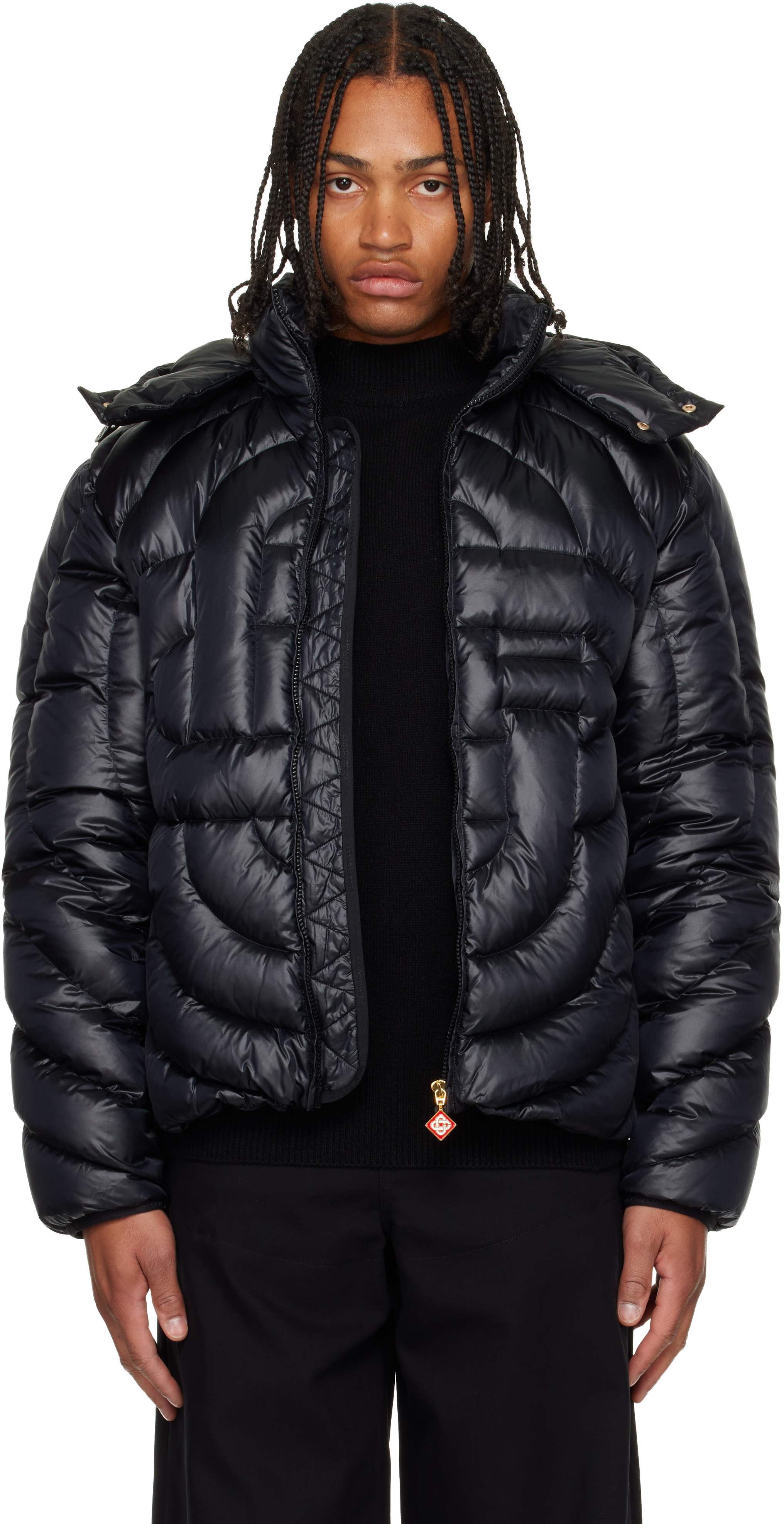 定価25万円 Casablanca ナイロン中綿ジャケット 定価25 Casablanca ナイロン中綿ジャケット