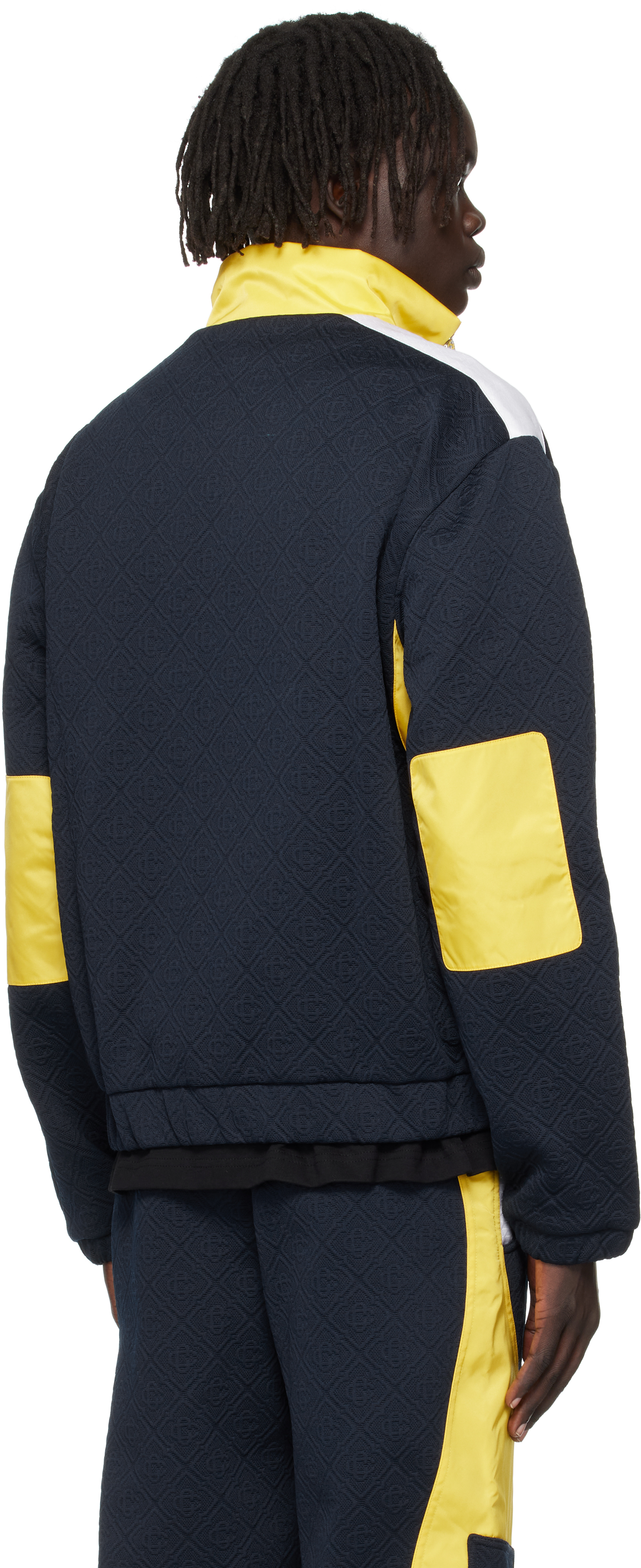 Casablanca Casual Jacket In Blue Polyester In Blue